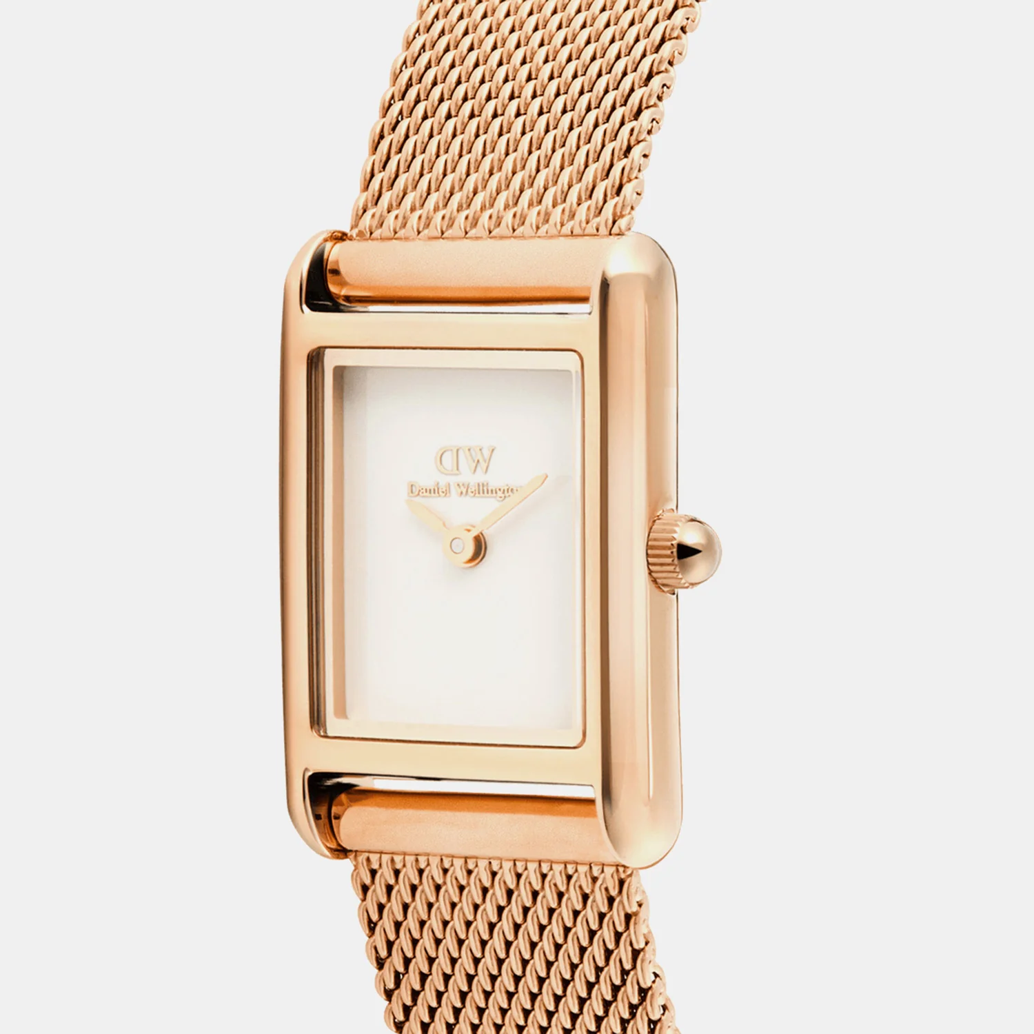 Bound Mini Sterling Women Quartz White Dial Analog Mesh Watch DW00100929 - Image 2