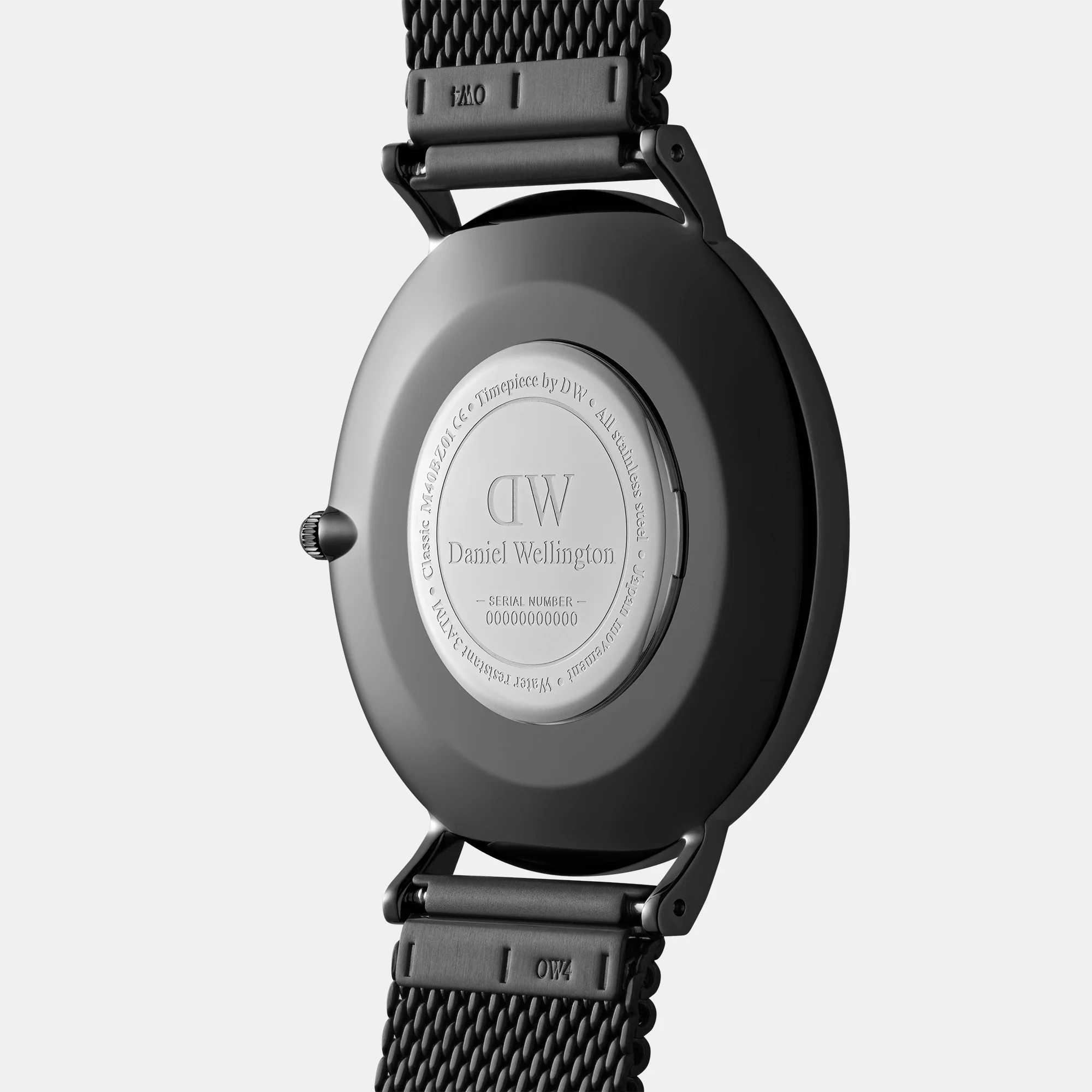 Classic Men Quartz Black Dial Analog Stainless Steel Watch DW00100632K - Image 3