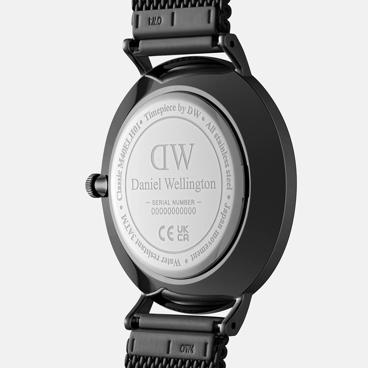 Classic Men Quartz Black Dial Analog Stainless Steel Watch DW00100714K - Image 3