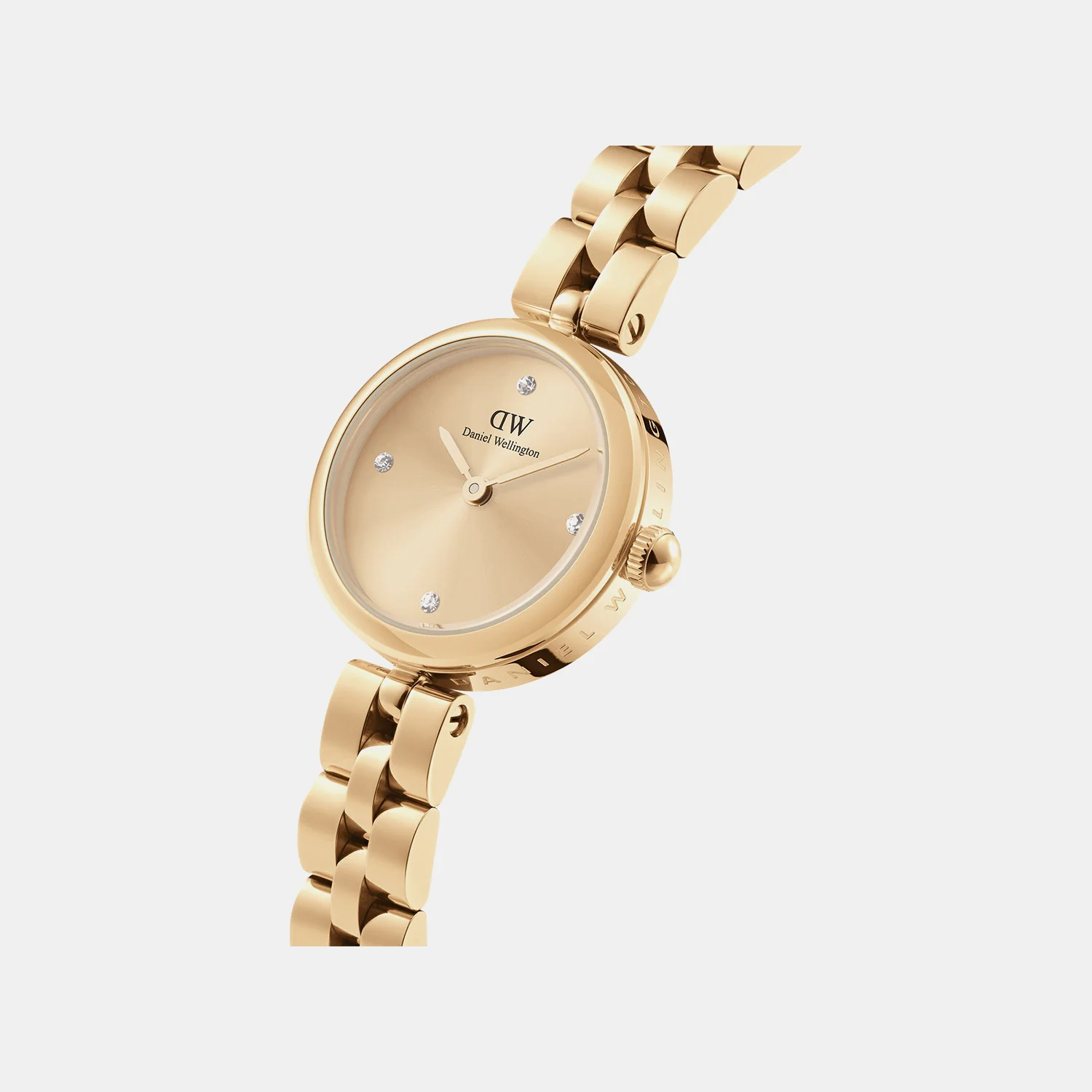 Elan Jewelry Women Quartz Gold Dial Analog Stainless Steel Watch DW00100718K - Image 2