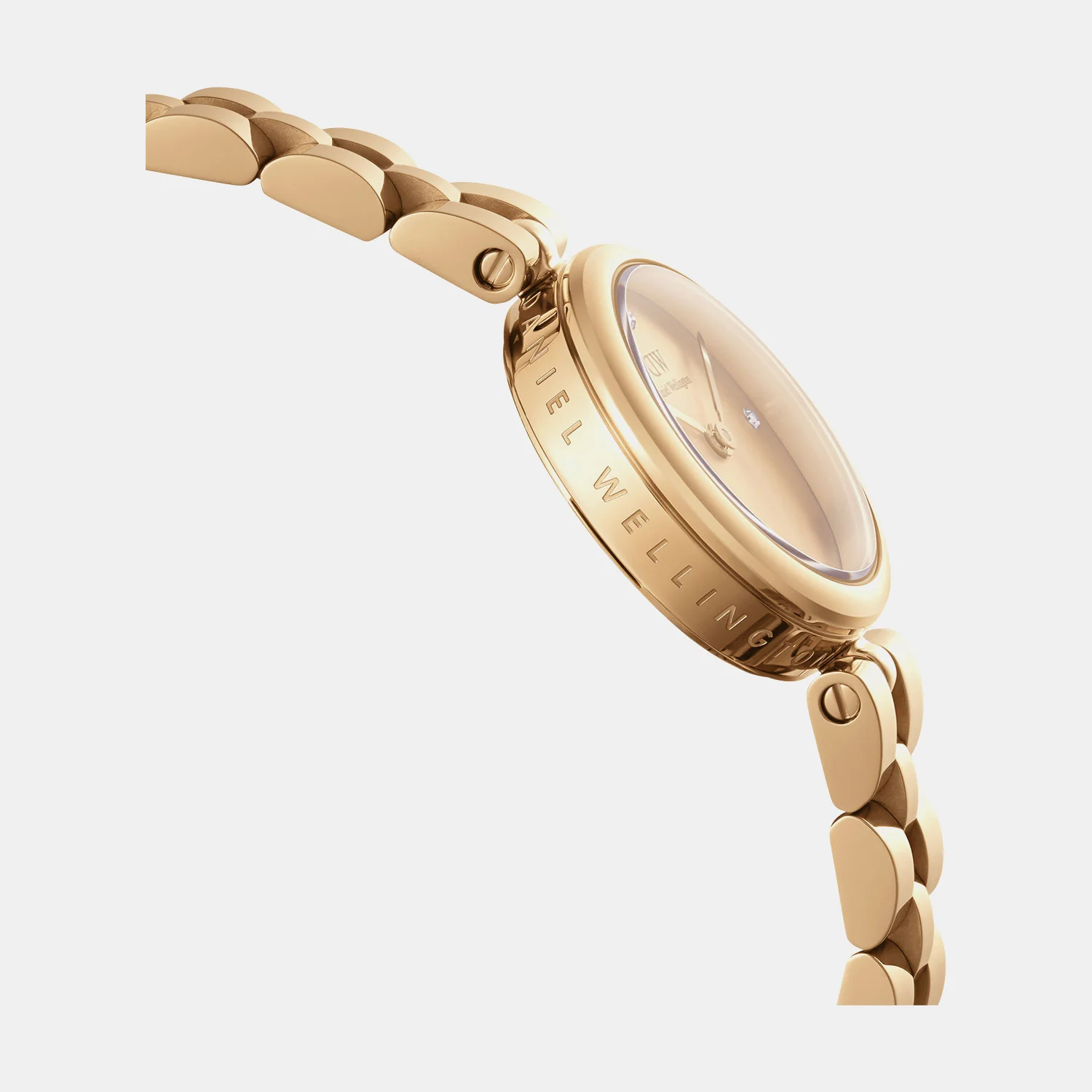 Elan Jewelry Women Quartz Gold Dial Analog Stainless Steel Watch DW00100718K - Image 3