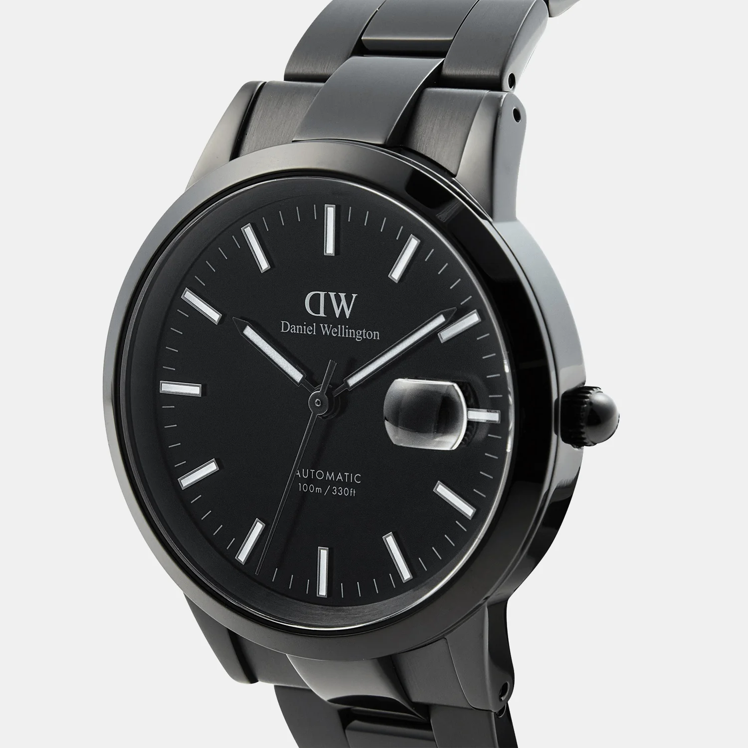 Iconic Men Automatic Black Dial Analog Stainless Steel Watch DW00100753 - Image 2