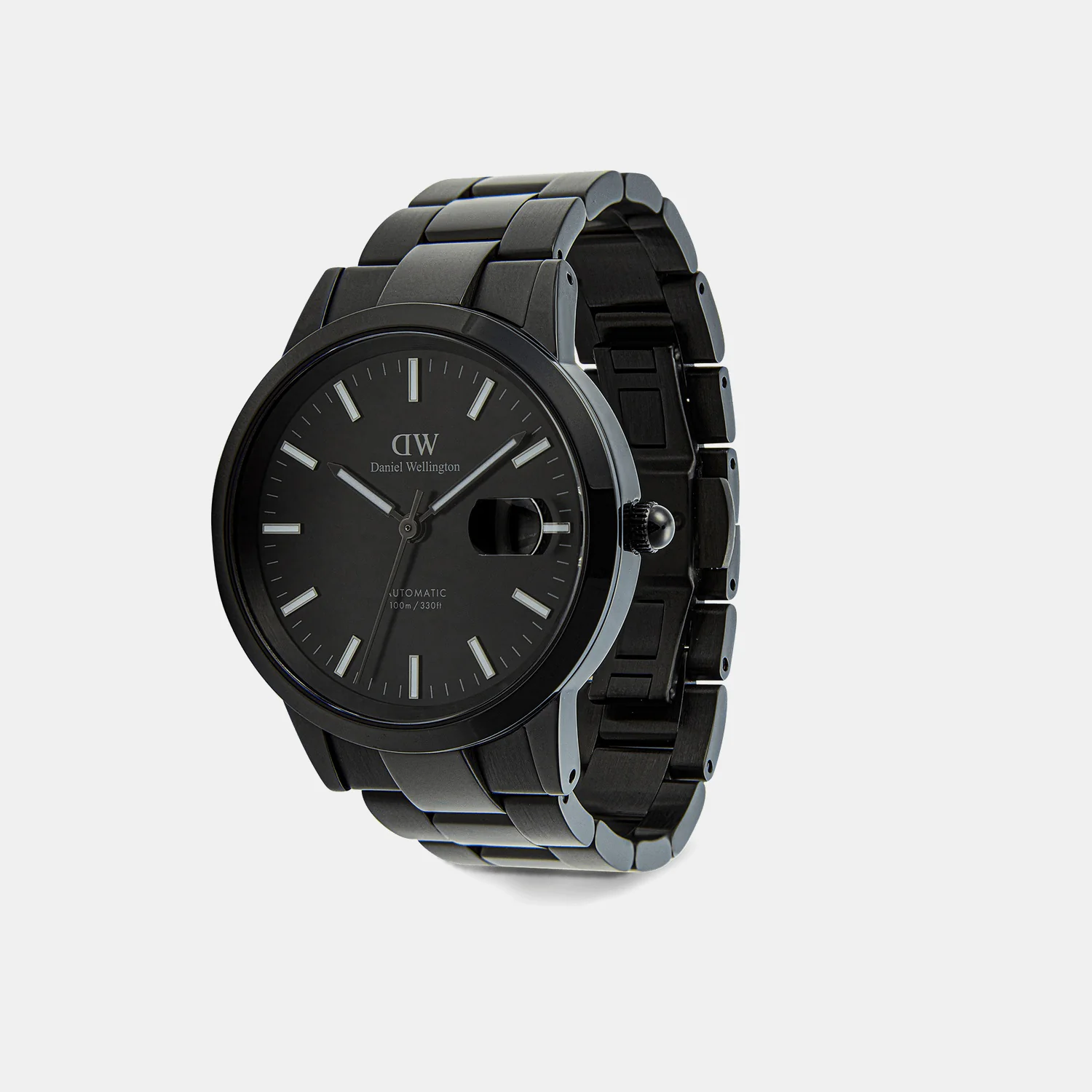 Iconic Men Automatic Black Dial Analog Stainless Steel Watch DW00100753 - Image 3