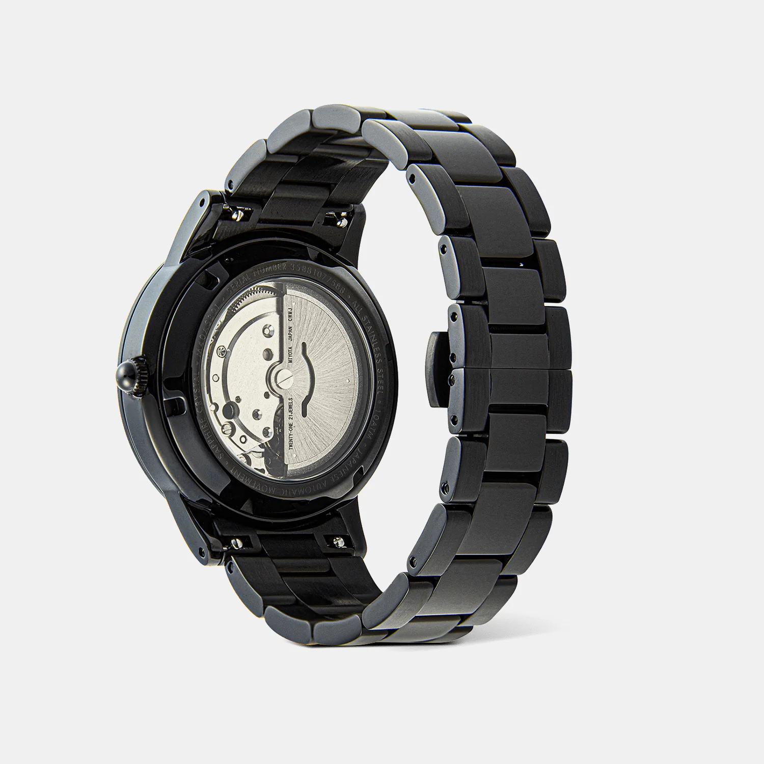 Iconic Men Automatic Black Dial Analog Stainless Steel Watch DW00100753 - Image 4