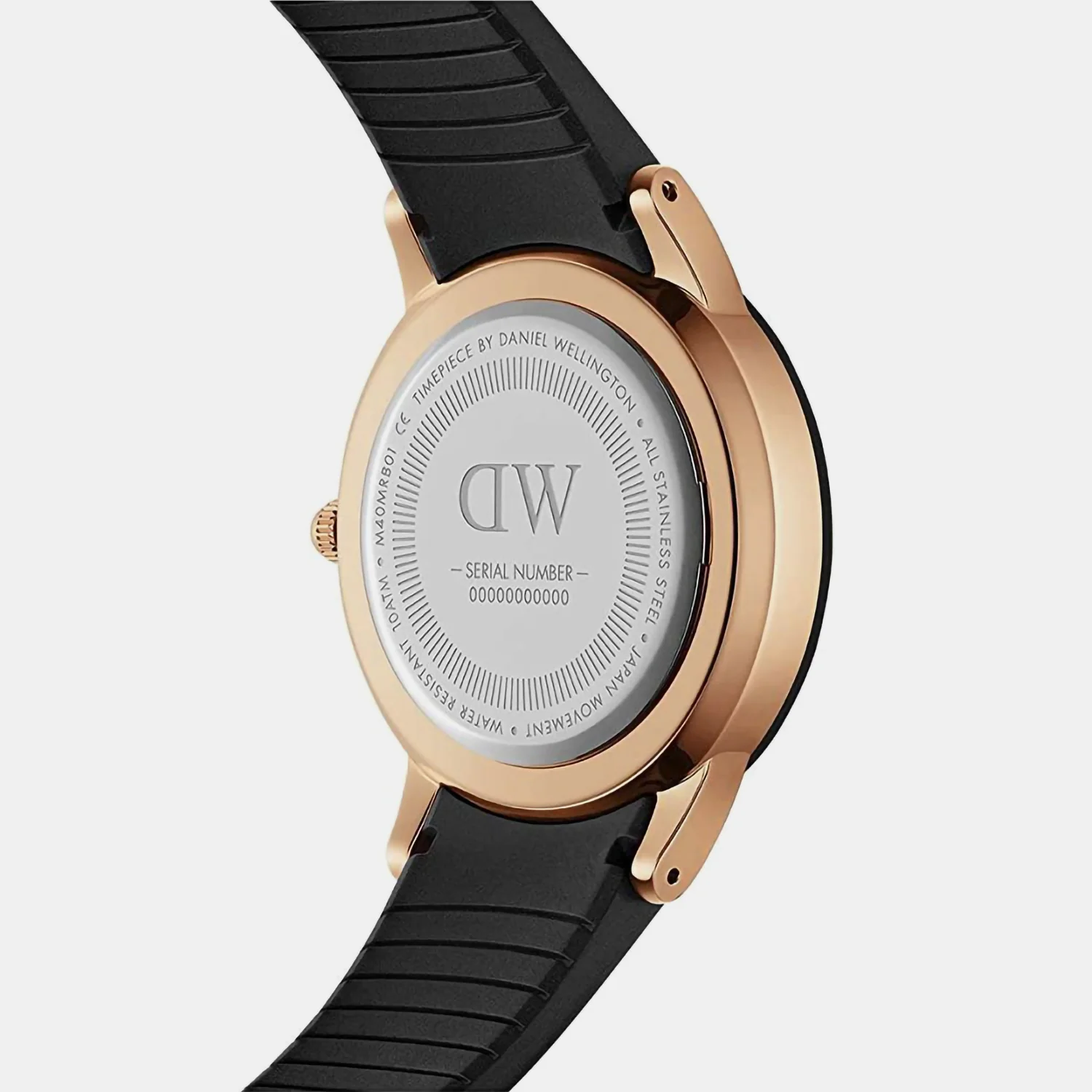 Iconic Men Quartz Black Dial Analog Silicone Watch DW00100426K - Image 4