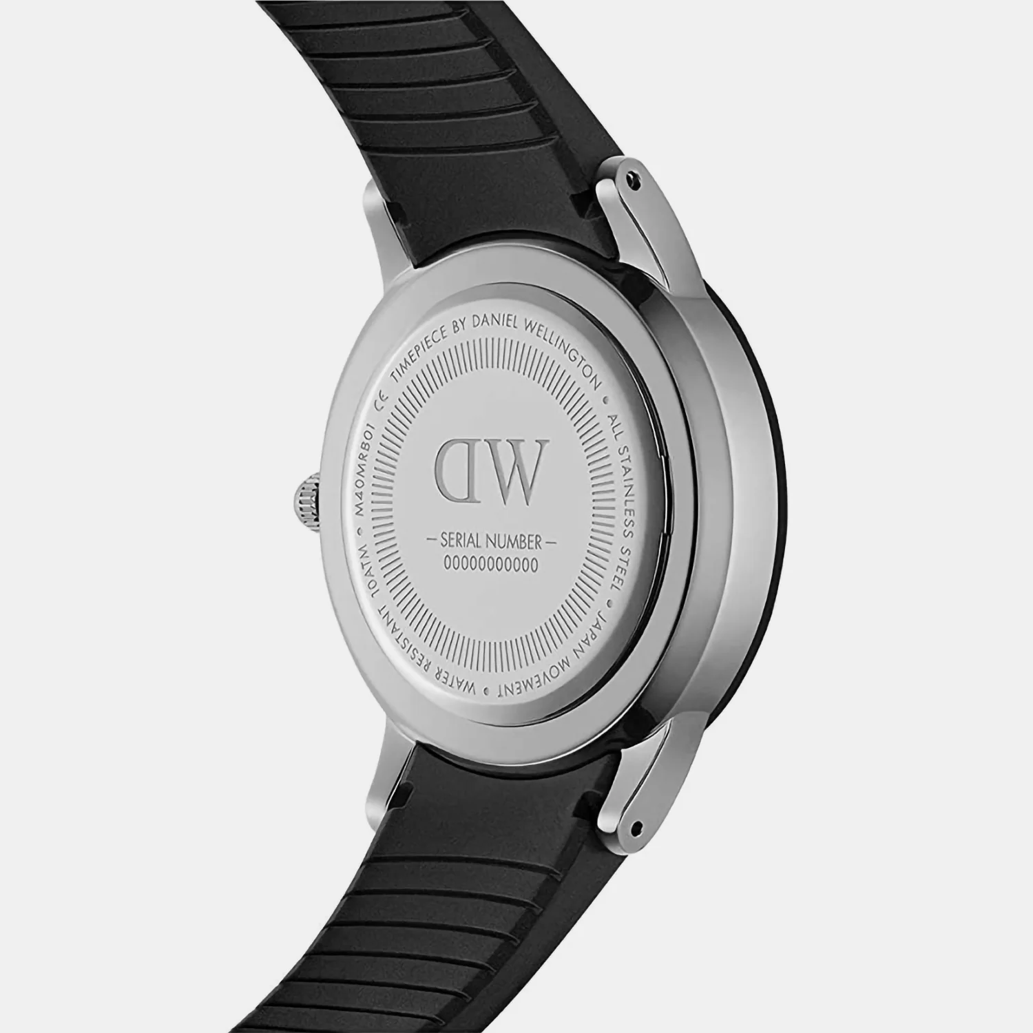 Iconic Men Quartz Black Dial Analog Silicone Watch DW00100436K - Image 3