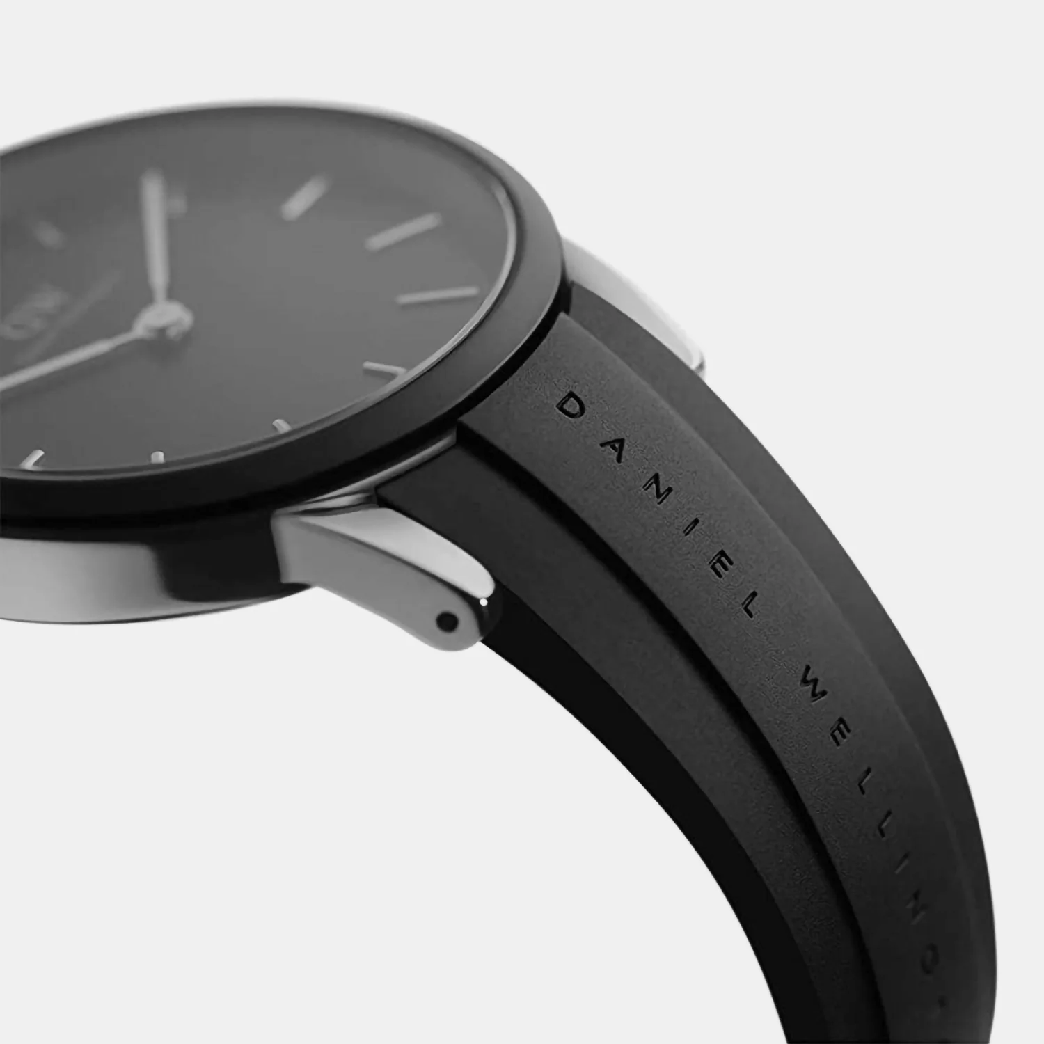 Iconic Men Quartz Black Dial Analog Silicone Watch DW00100436K - Image 4
