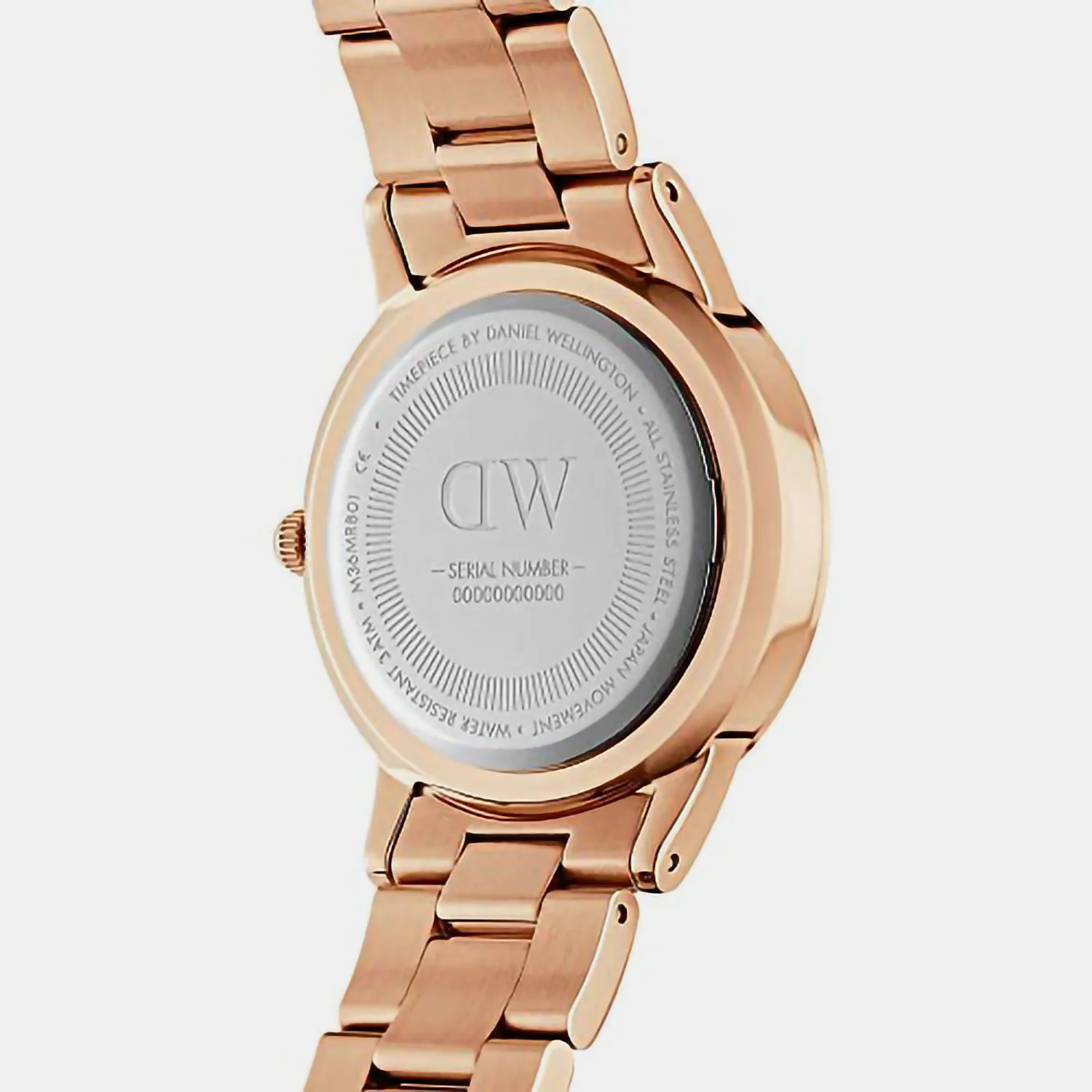 Iconic Men Quartz Black Dial Analog Stainless Steel Watch DW00100344K - Image 3