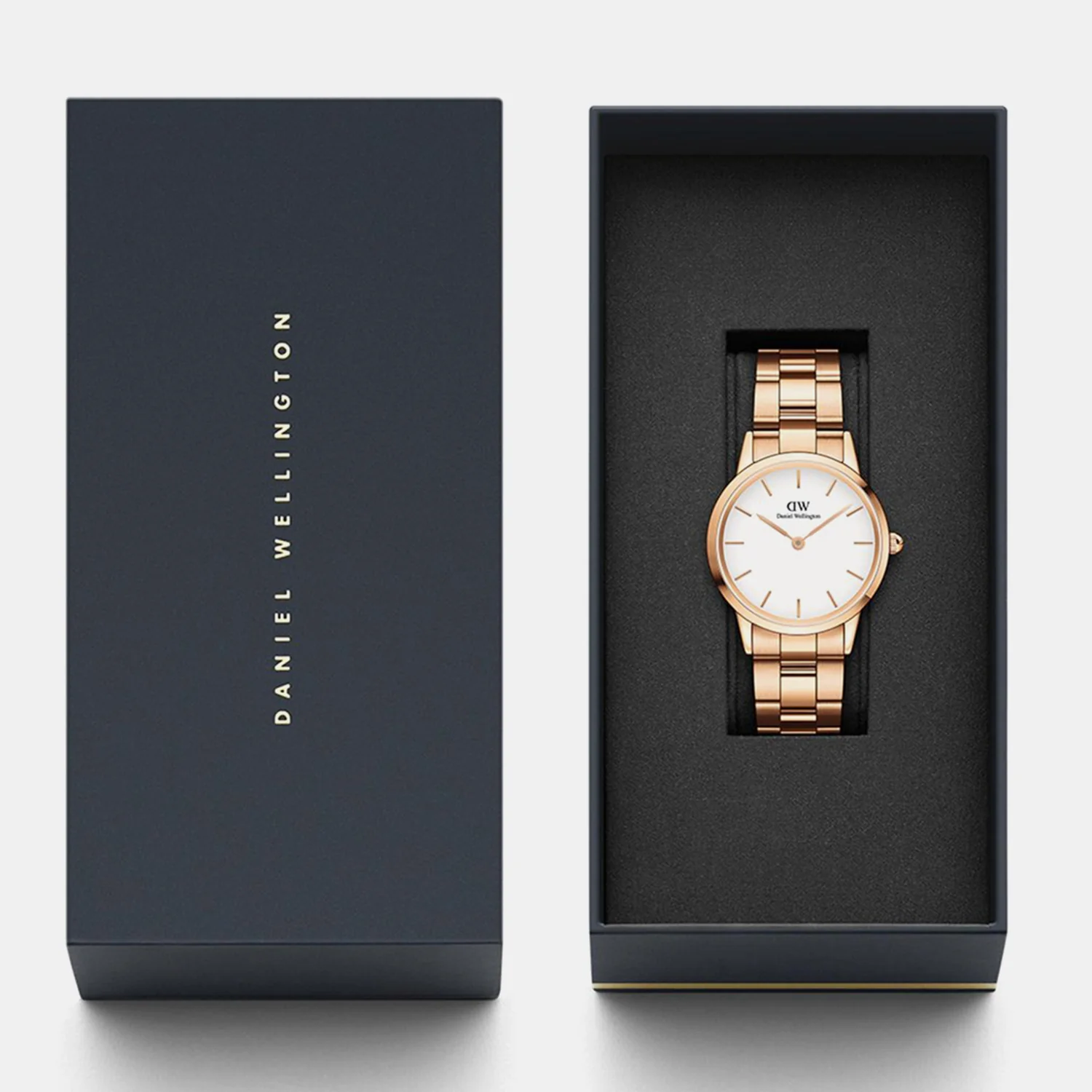 Iconic Women Quartz White Dial Analog Stainless Steel Watch DW00100211K - Image 6