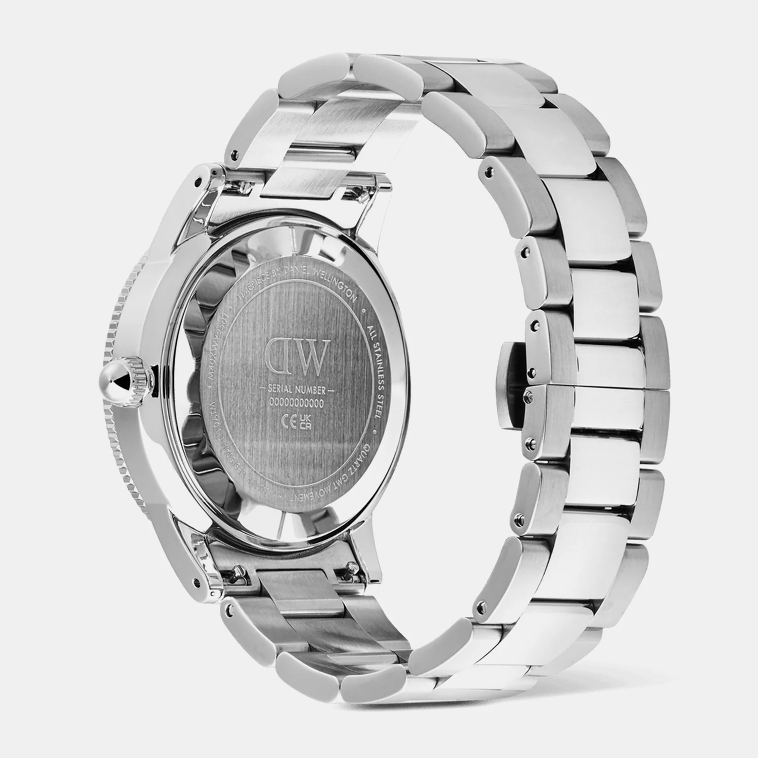 Men Quartz Blue Dial Analog Stainless Steel Watch DW00100922 - Image 5