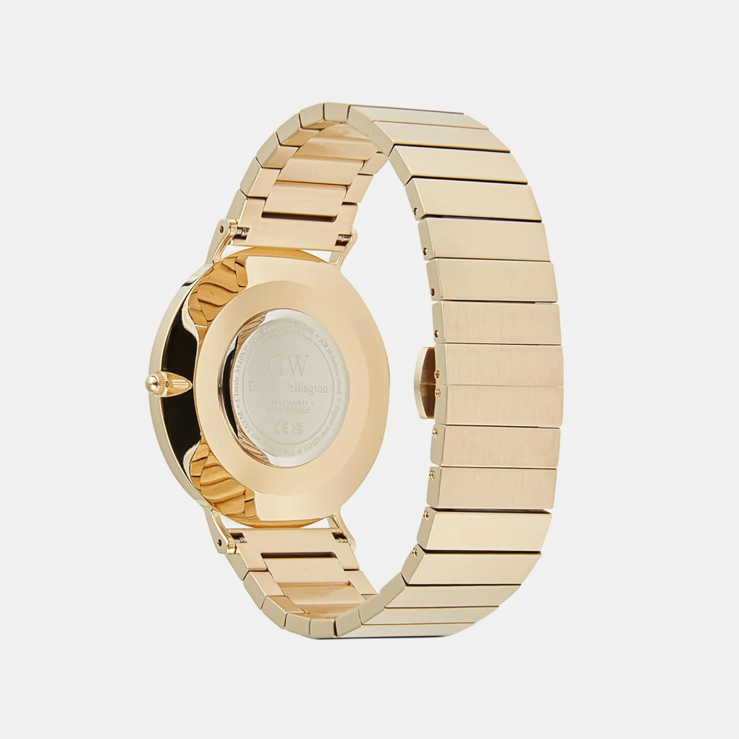 Men Quartz Gold Dial Analog Stainless Steel Watch DW00100779K - Image 4