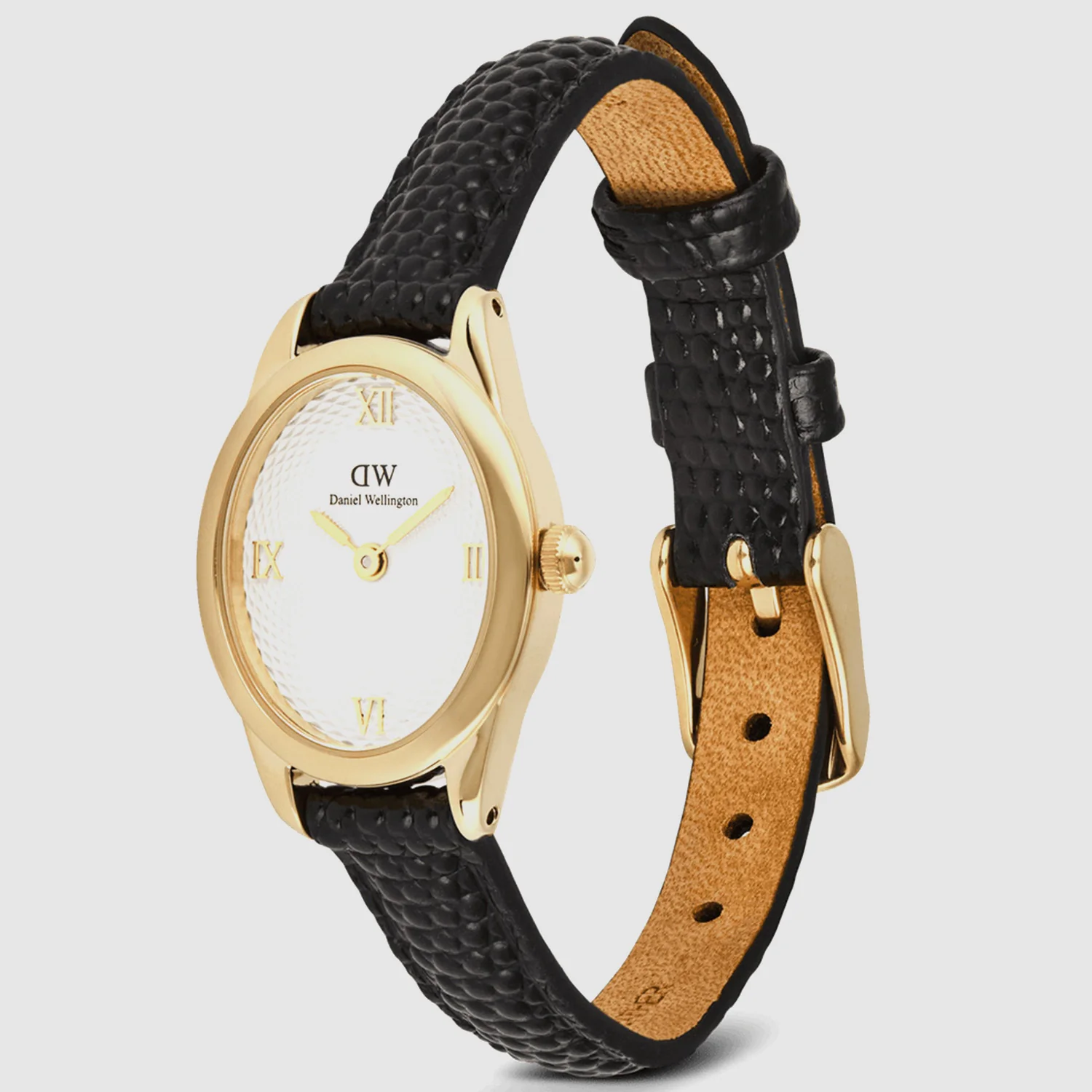 Ophelia Women Quartz White Dial Analog Leather Watch DW00100890 - Image 3