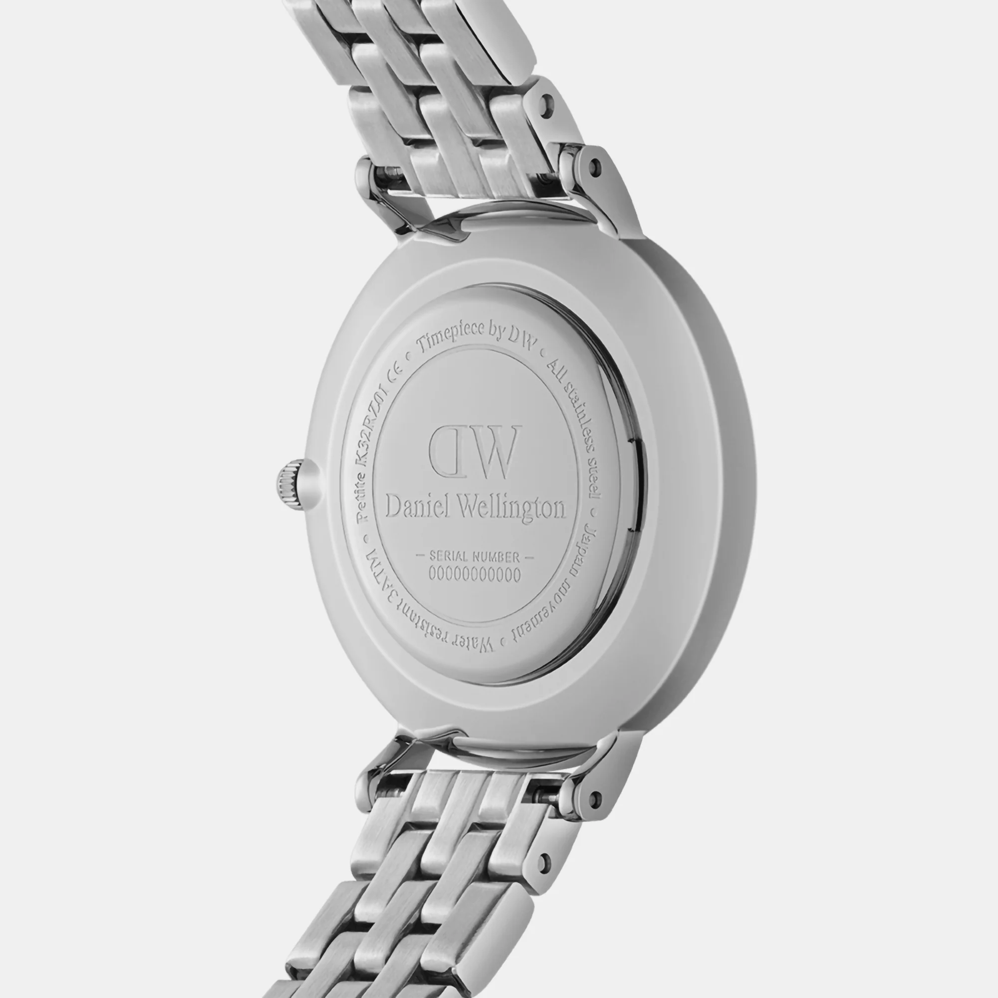 Petite Women Quartz Blue Dial Analog Stainless Steel Watch DW00100664K - Image 3