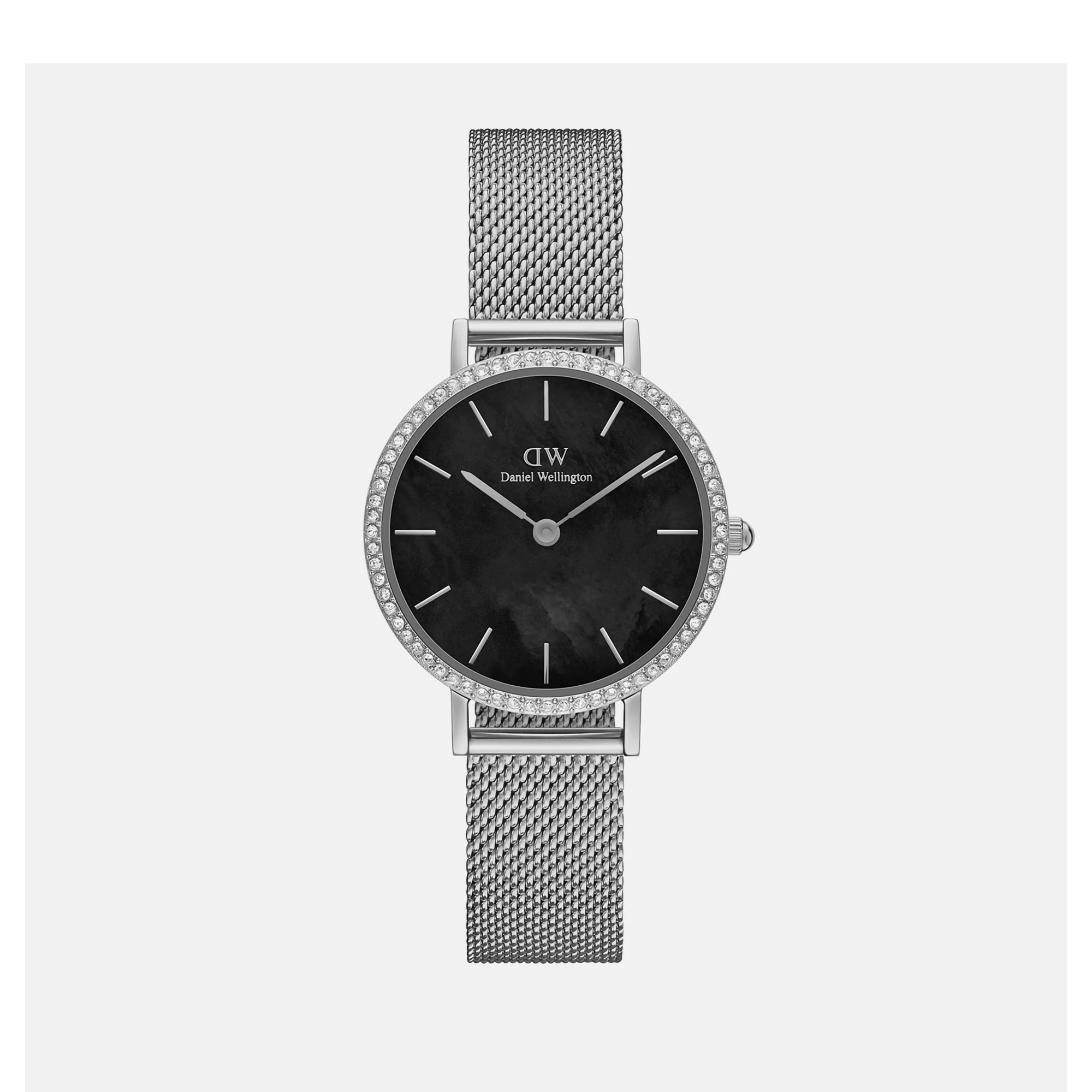 Petite Women Quartz Silver Dial Analog Stainless Steel Watch DW00100661K