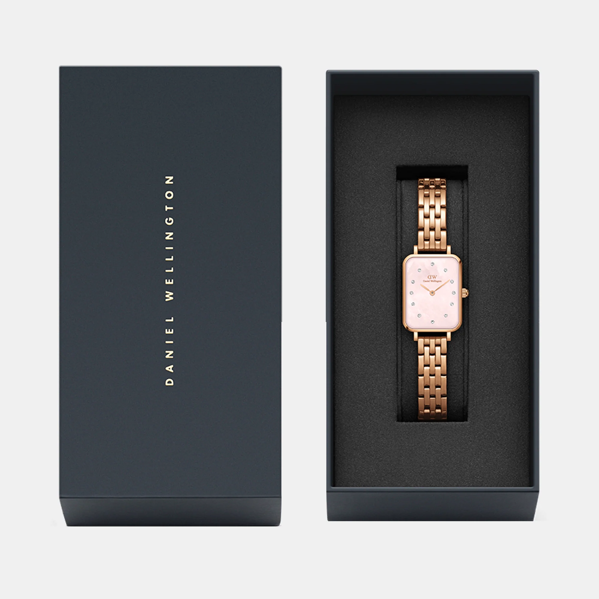 Quadro Women Quartz Mother Of Pearl Dial Analog Stainless Steel Watch DW00100621K - Image 6