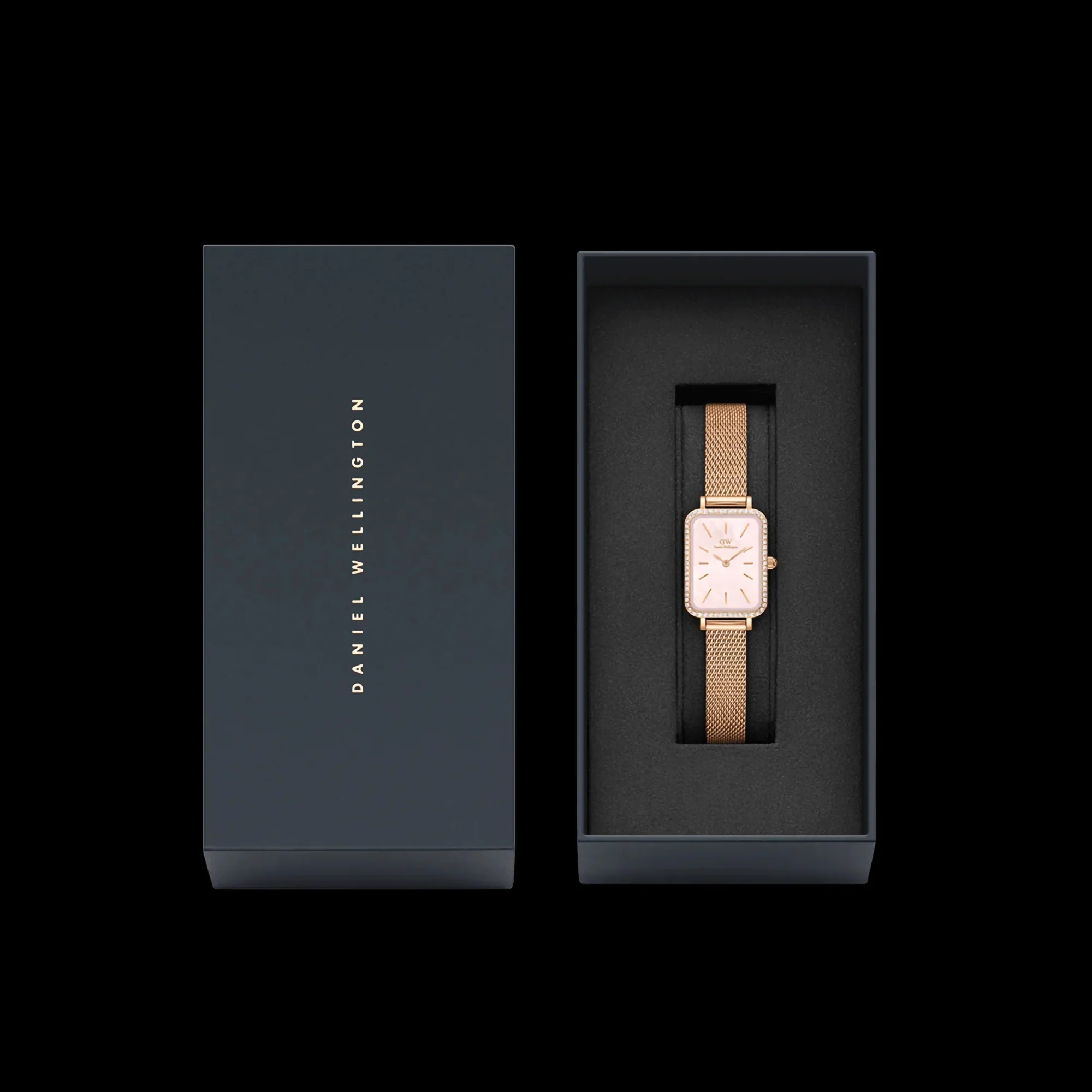 Quadro Women Quartz Mother Of Pearl Dial Analog Stainless Steel Watch DW00100669 - Image 4