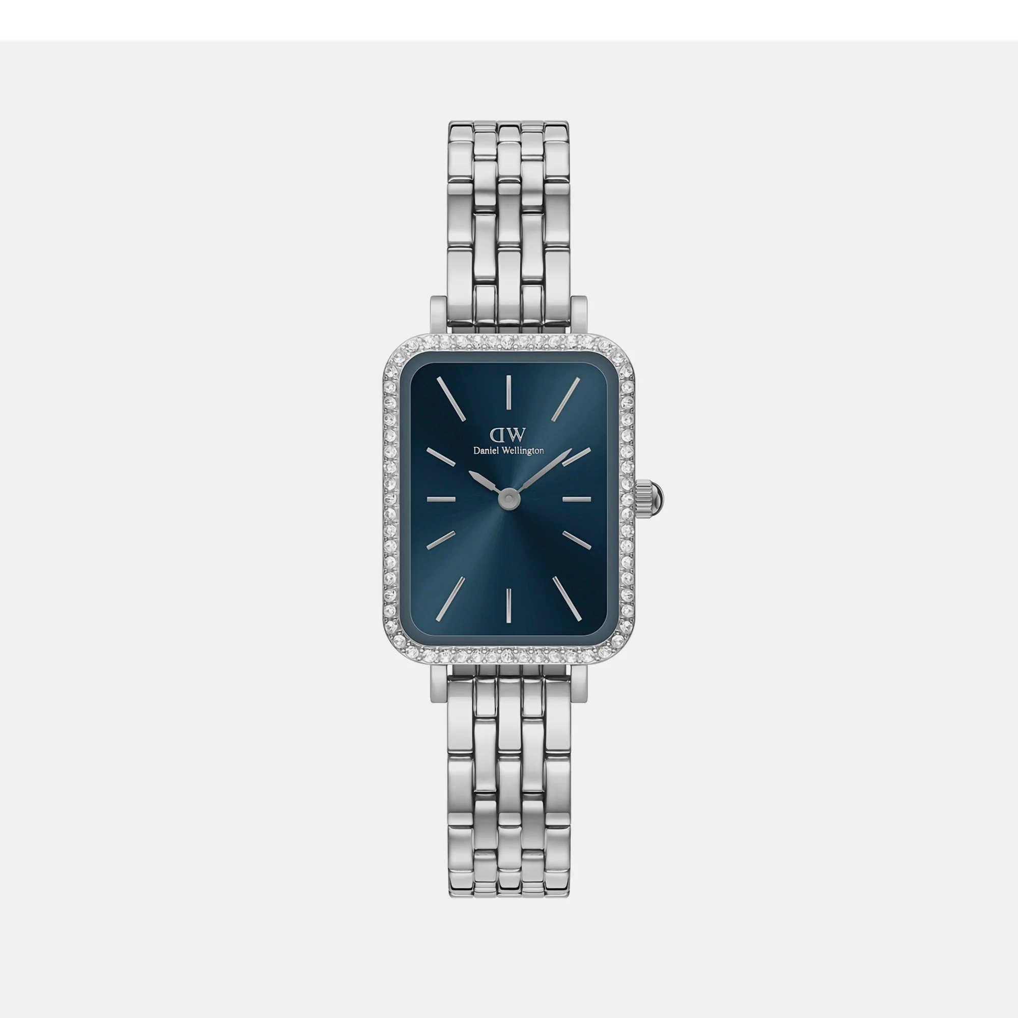 Quadro Women Quartz Blue Dial Analog Stainless Steel Watch DW00100670K