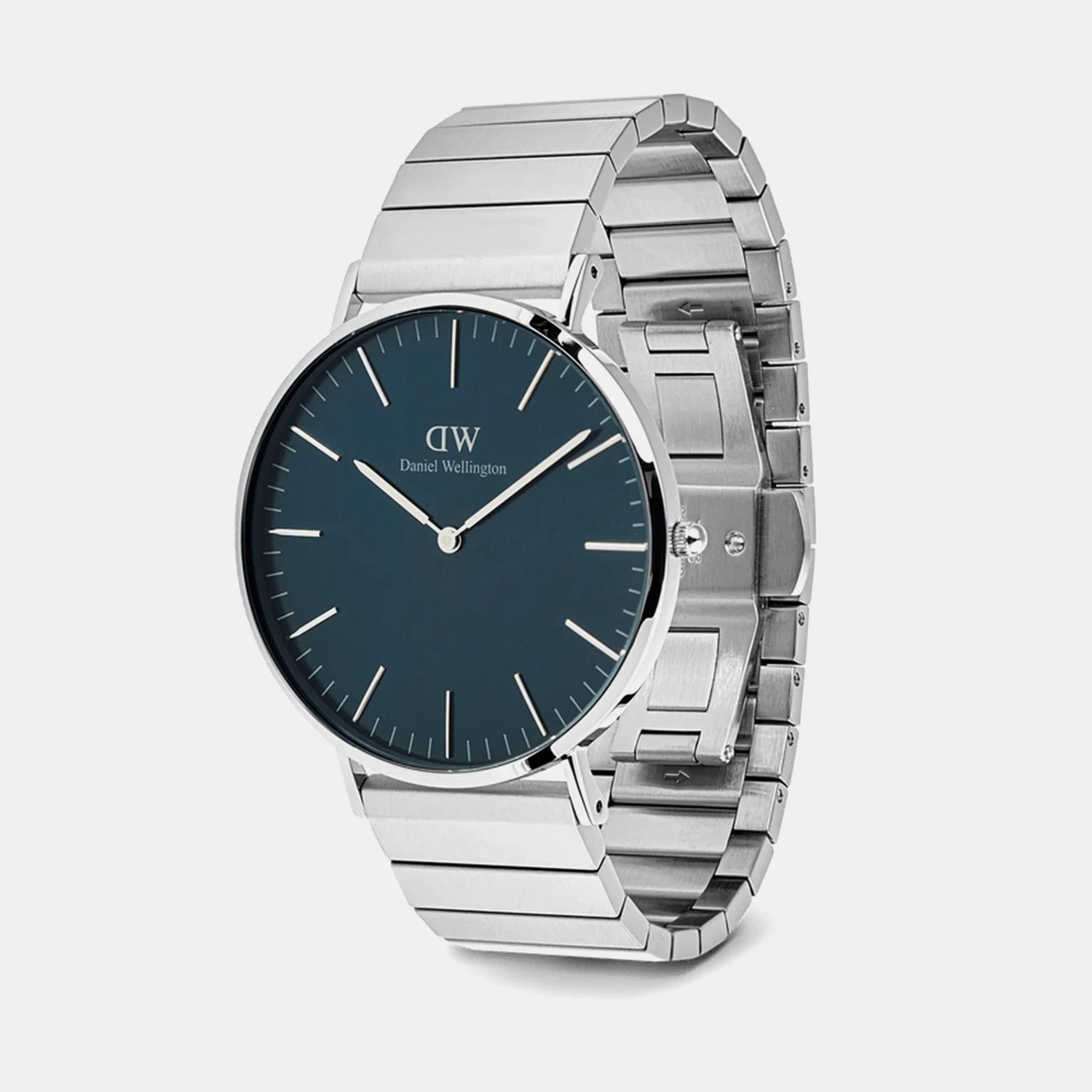 Unisex Quartz Blue Dial Analog Stainless Steel Watch DW00100776K - Image 4