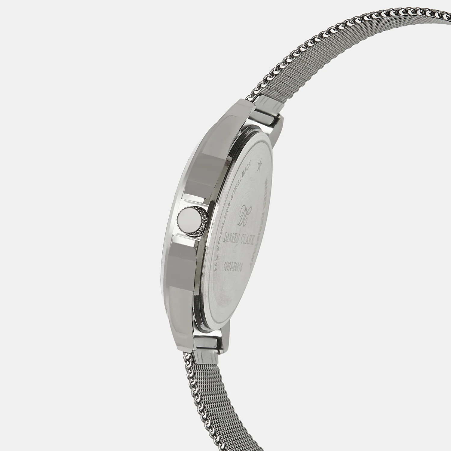 Men Quartz Grey Dial Chronograph Mesh Watch 1007J-E0816 - Image 3