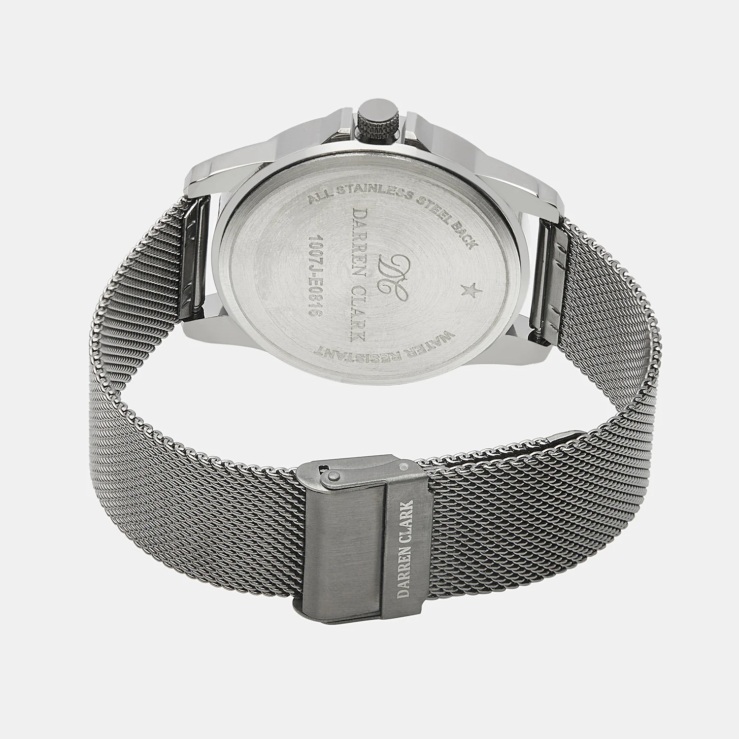 Men Quartz Grey Dial Chronograph Mesh Watch 1007J-E0816 - Image 4