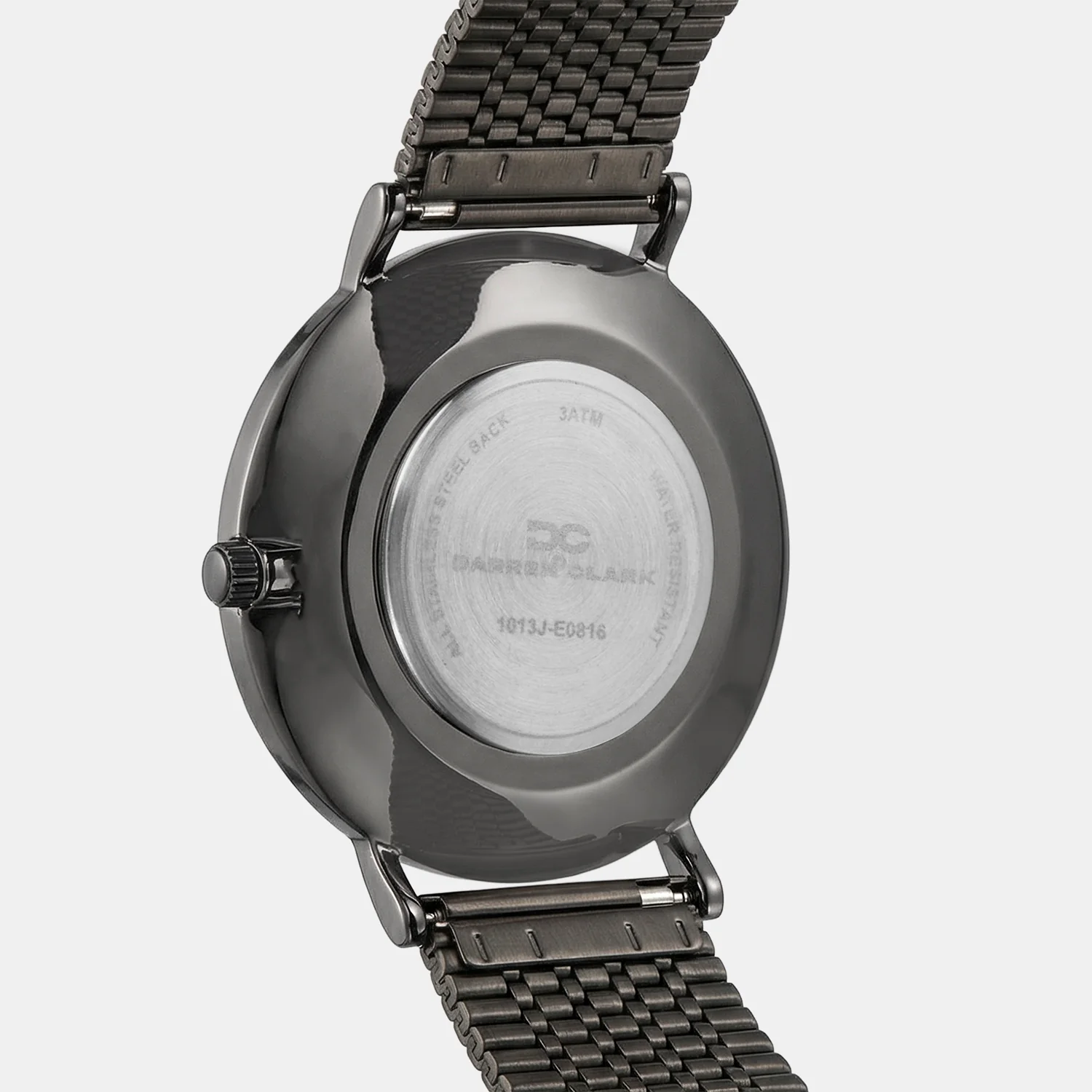 Men Quartz Gun Dial Analog Mesh Watch 1013J-E0816 - Image 3