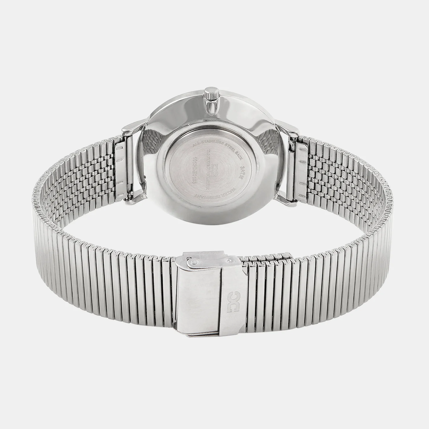 Men Quartz Silver Dial Analog Mesh Watch 1013C-E0103 - Image 3