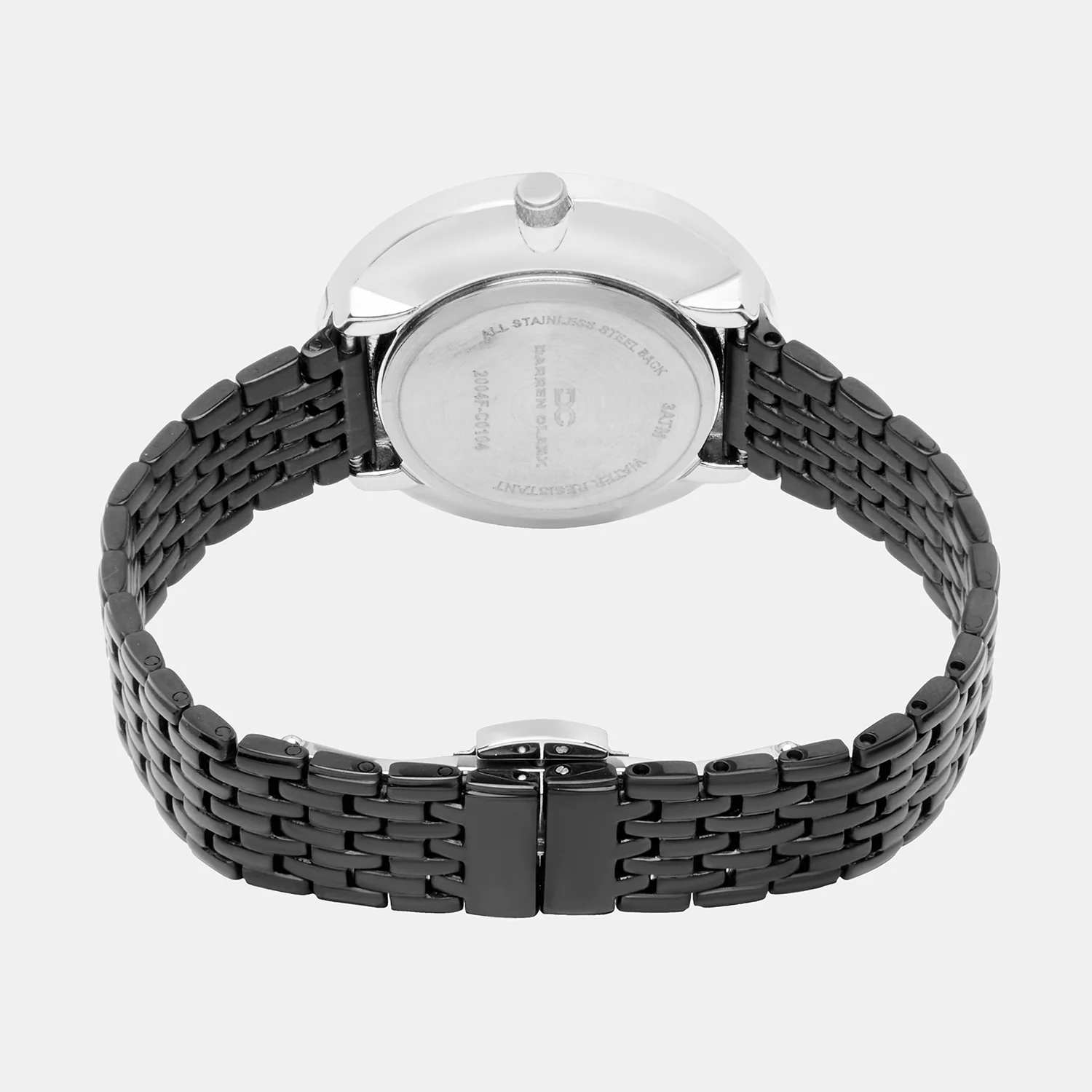 Women Quartz Black Dial Analog Stainless Steel Watch 2004F-C0104 - Image 4