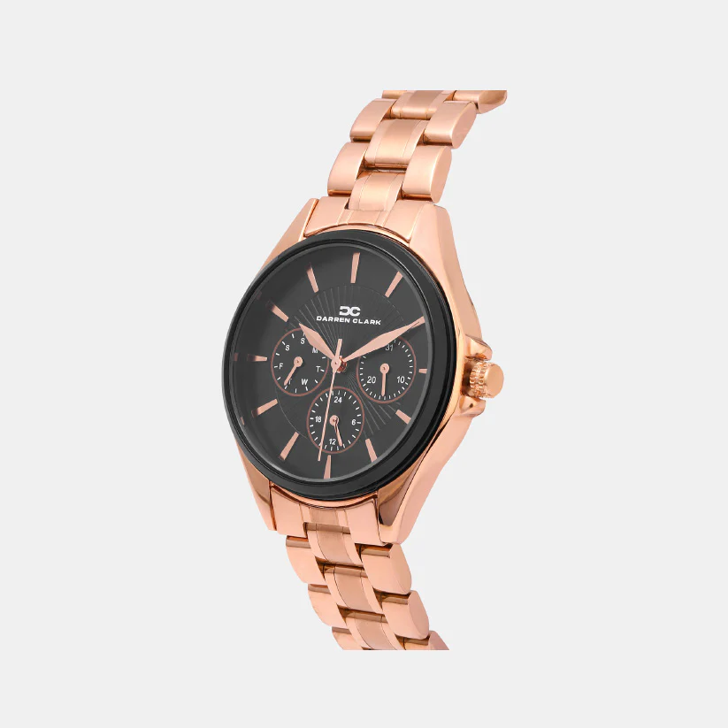 Women Quartz Black Dial Multi-Function Metal Watch 2010C-M0304 - Image 3