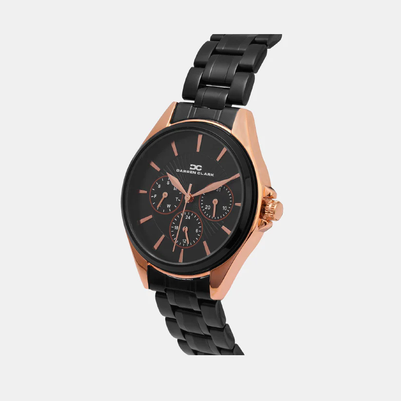 Women Quartz Black Dial Multi-Function Metal Watch 2010F-M0304 - Image 3
