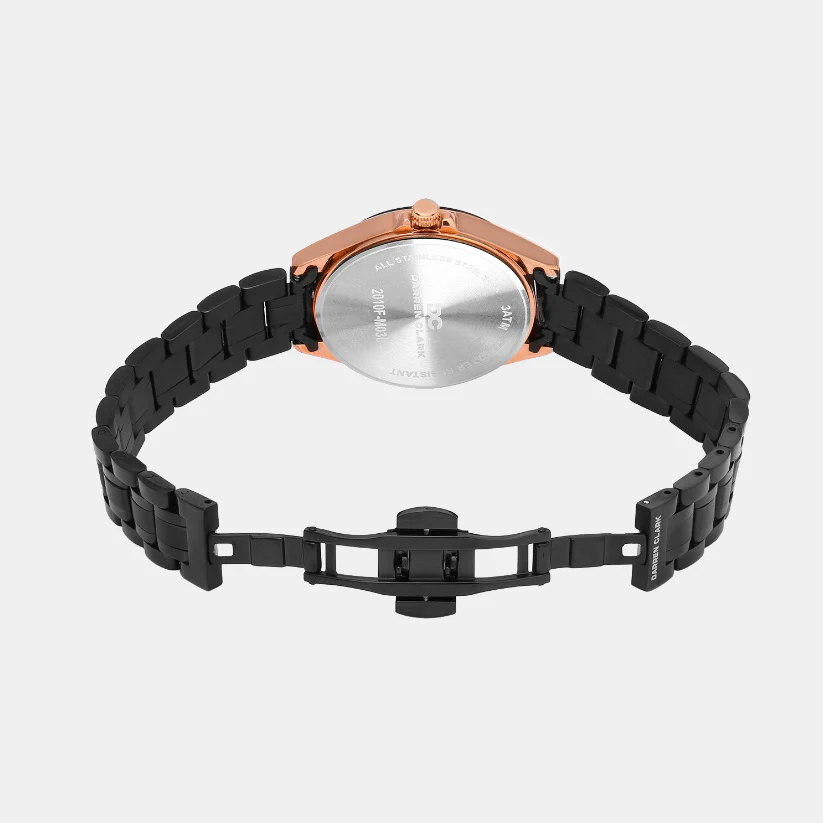 Women Quartz Black Dial Multi-Function Metal Watch 2010F-M0304 - Image 5
