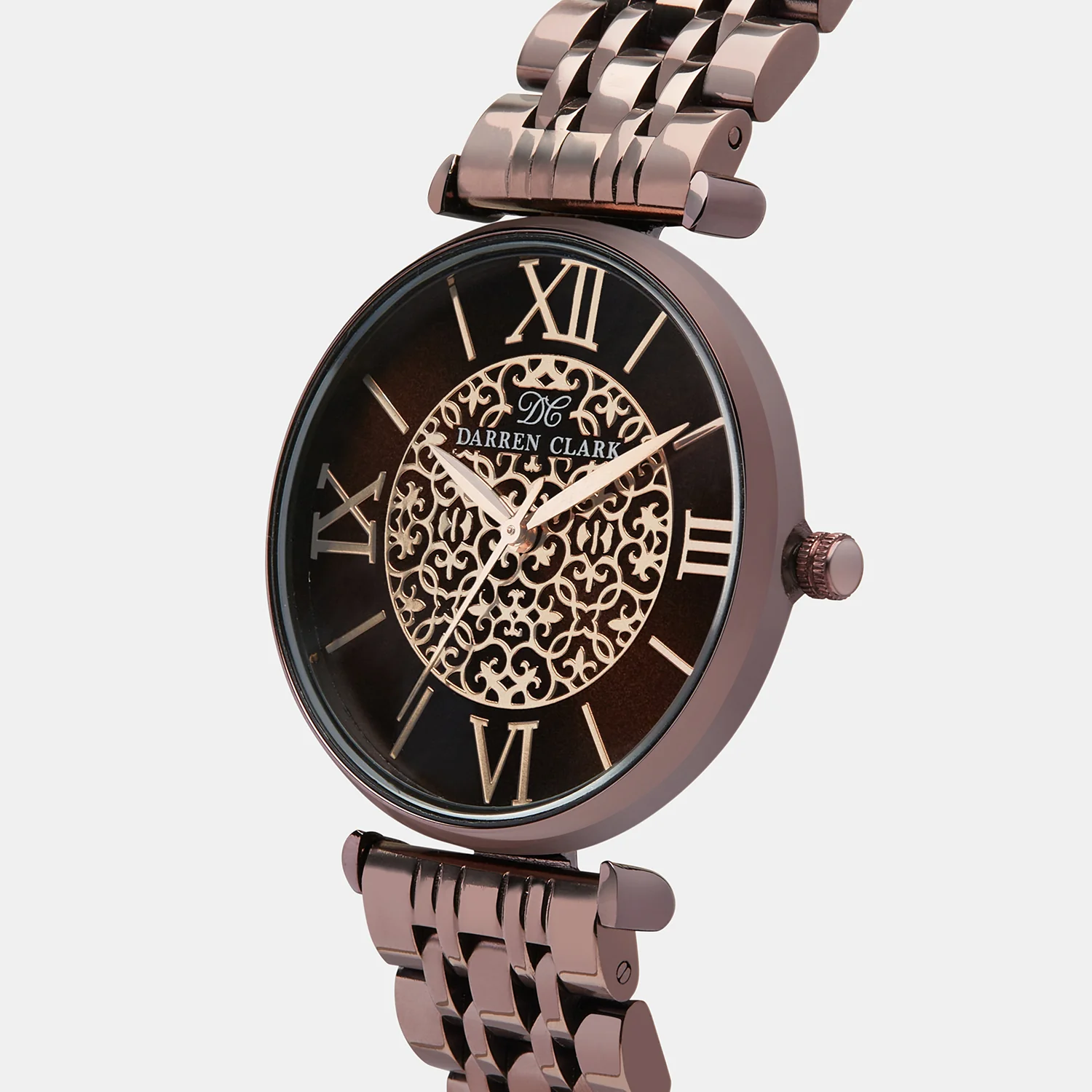 Women Quartz Brown Dial Analog Stainless Steel Watch 2002H-M0606 - Image 2