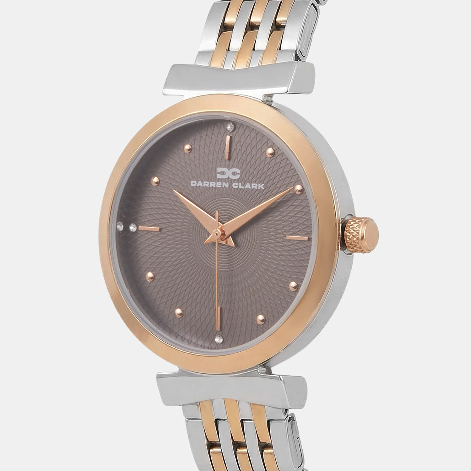 Women Quartz Grey Dial Analog Metal Watch 2013E-M1315 - Image 2