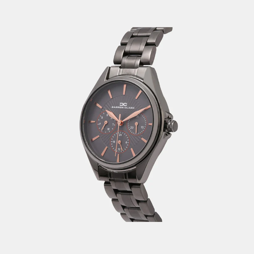 Women Quartz Grey Dial Multi-Function Metal Watch 2010J-M0815 - Image 3