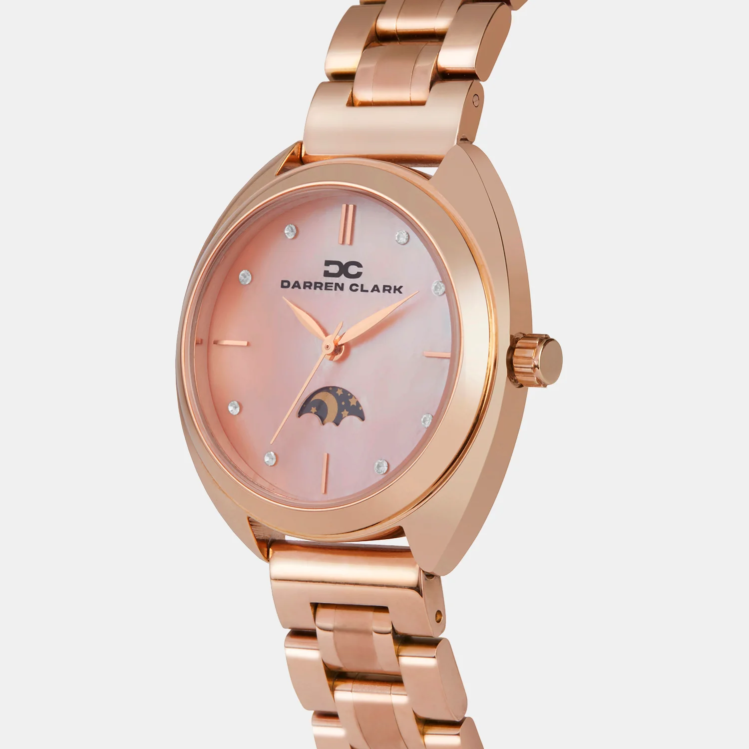 Women Quartz Pink Mother Of Pearl Dial Analog Metal Watch 2011C-M0318 - Image 3