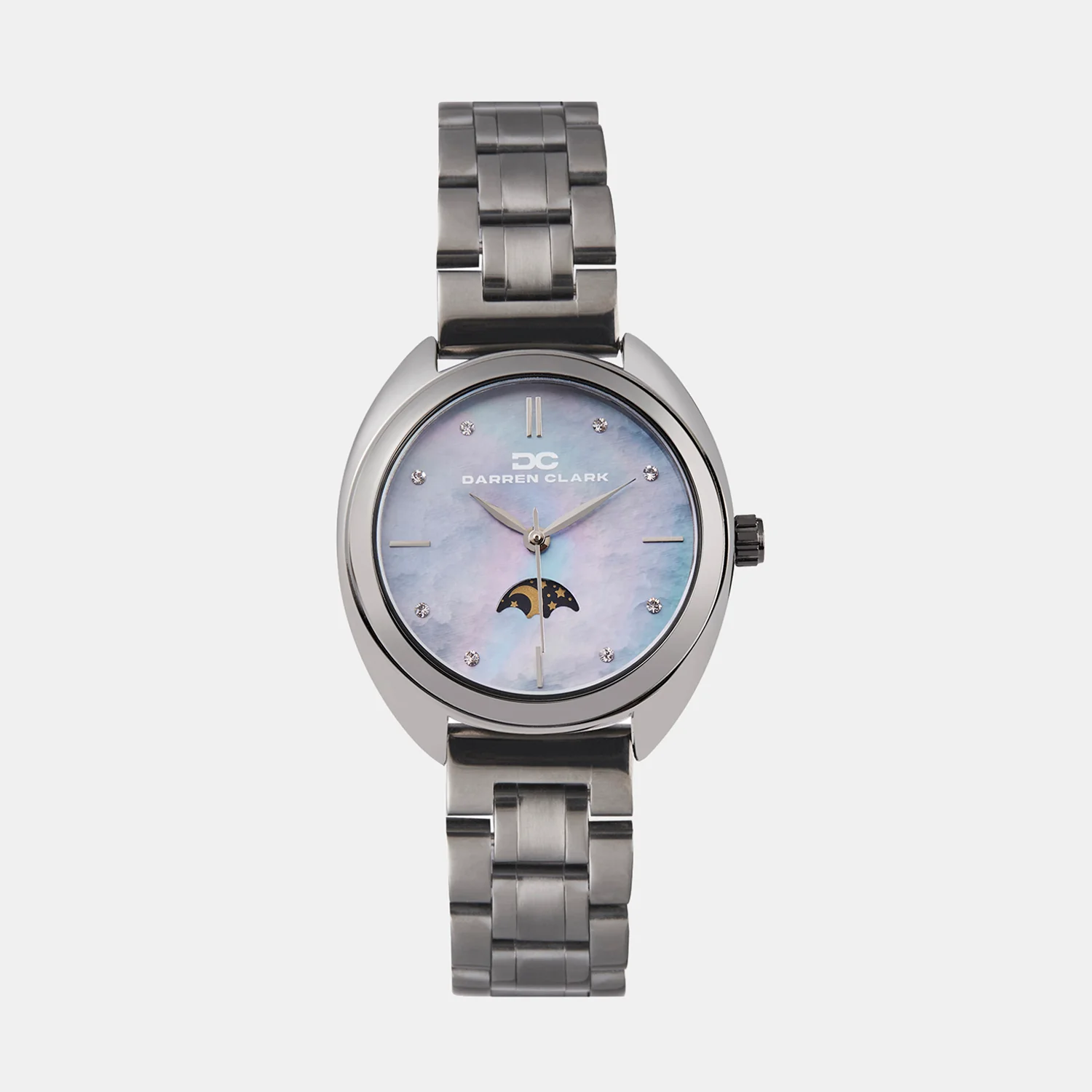 Women Quartz Sea Blue Mother Of Pearl Dial Analog Metal Watch 2011J-M0817 - Image 2