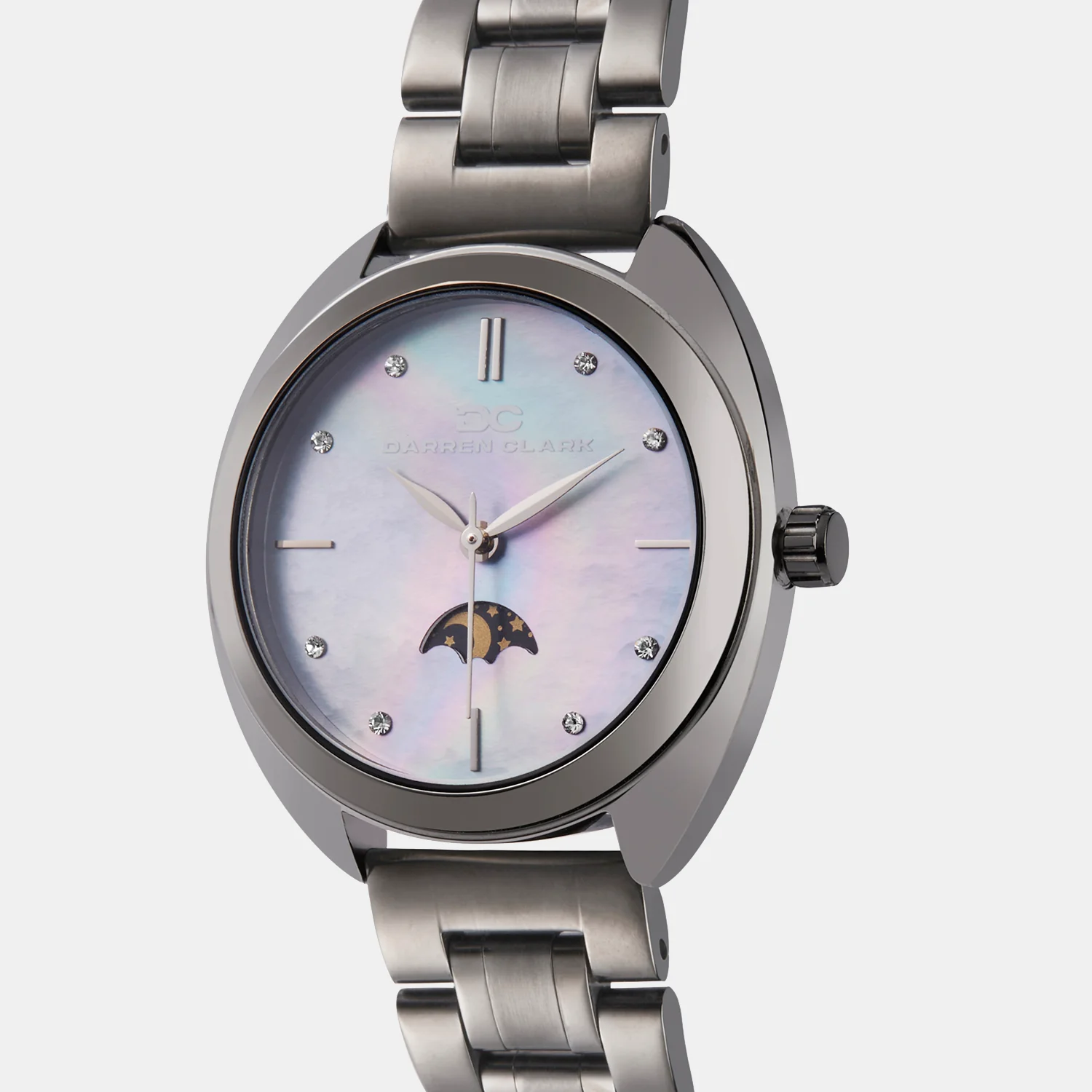 Women Quartz Sea Blue Mother Of Pearl Dial Analog Metal Watch 2011J-M0817 - Image 3