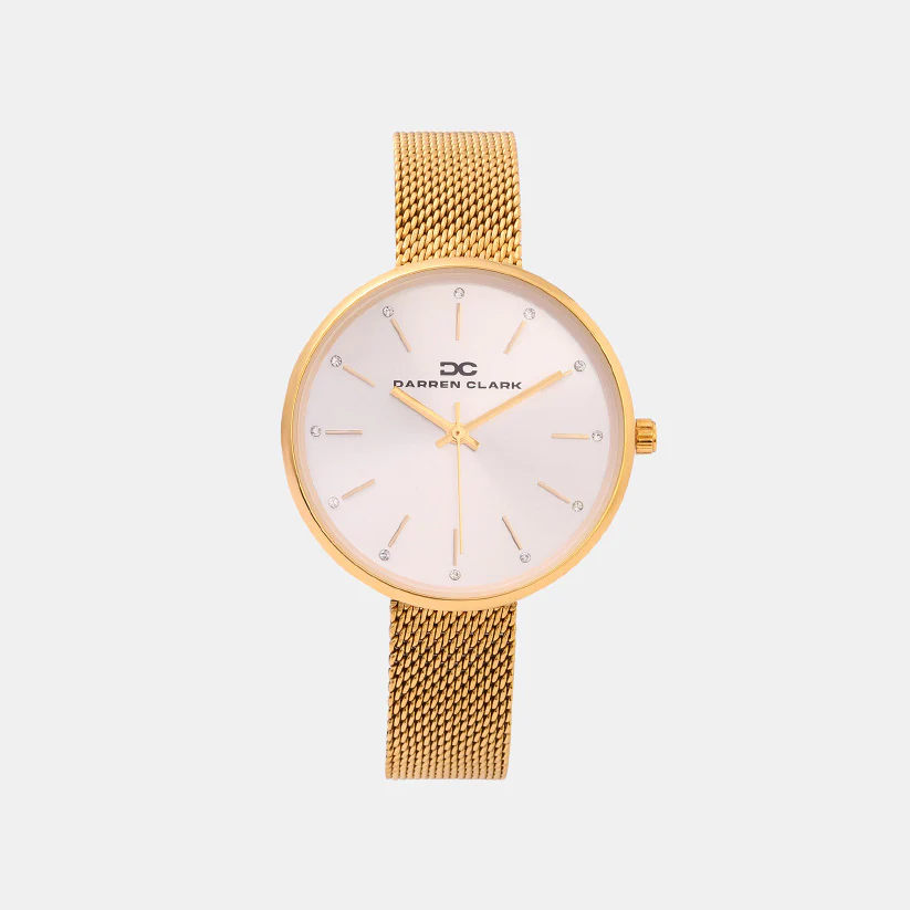 Women Quartz Silver Dial Analog Mesh Watch 2007B-E0203 - Image 2