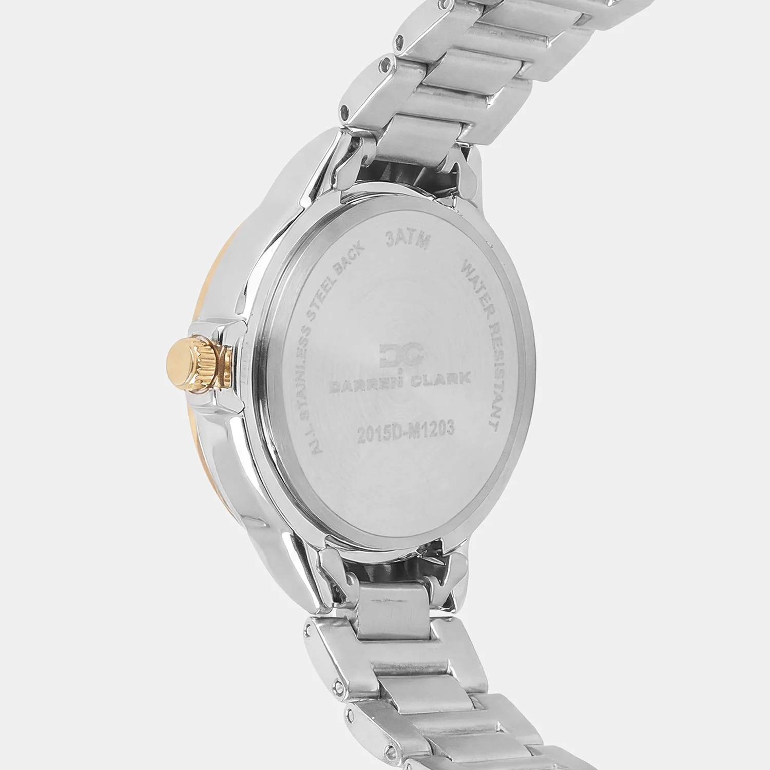 Women Quartz Silver Dial Analog Metal Watch 2015D-M1203 - Image 3