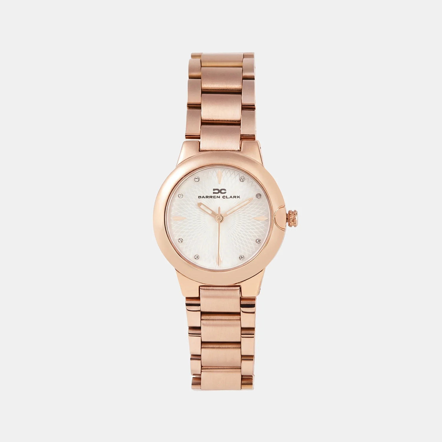 Women Quartz Silver Dial Analog Metal Watch 2016C-M0303