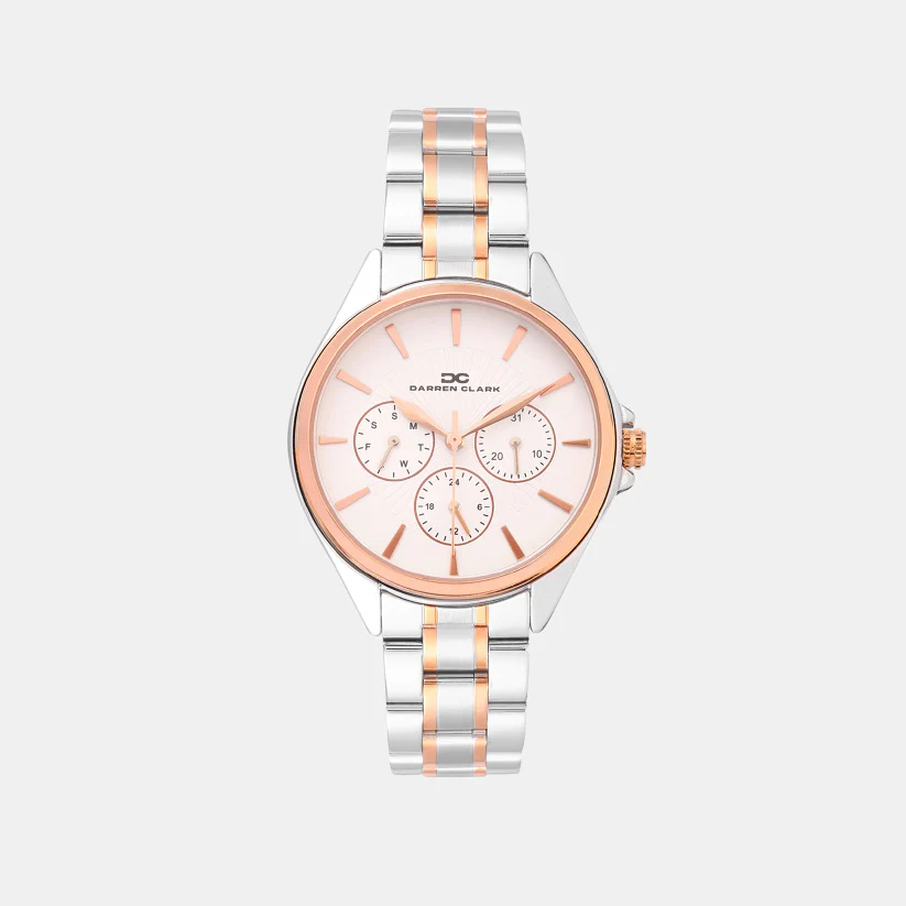 Women Quartz White Dial Multi-Function Metal Watch 2010E-M0102 - Image 2