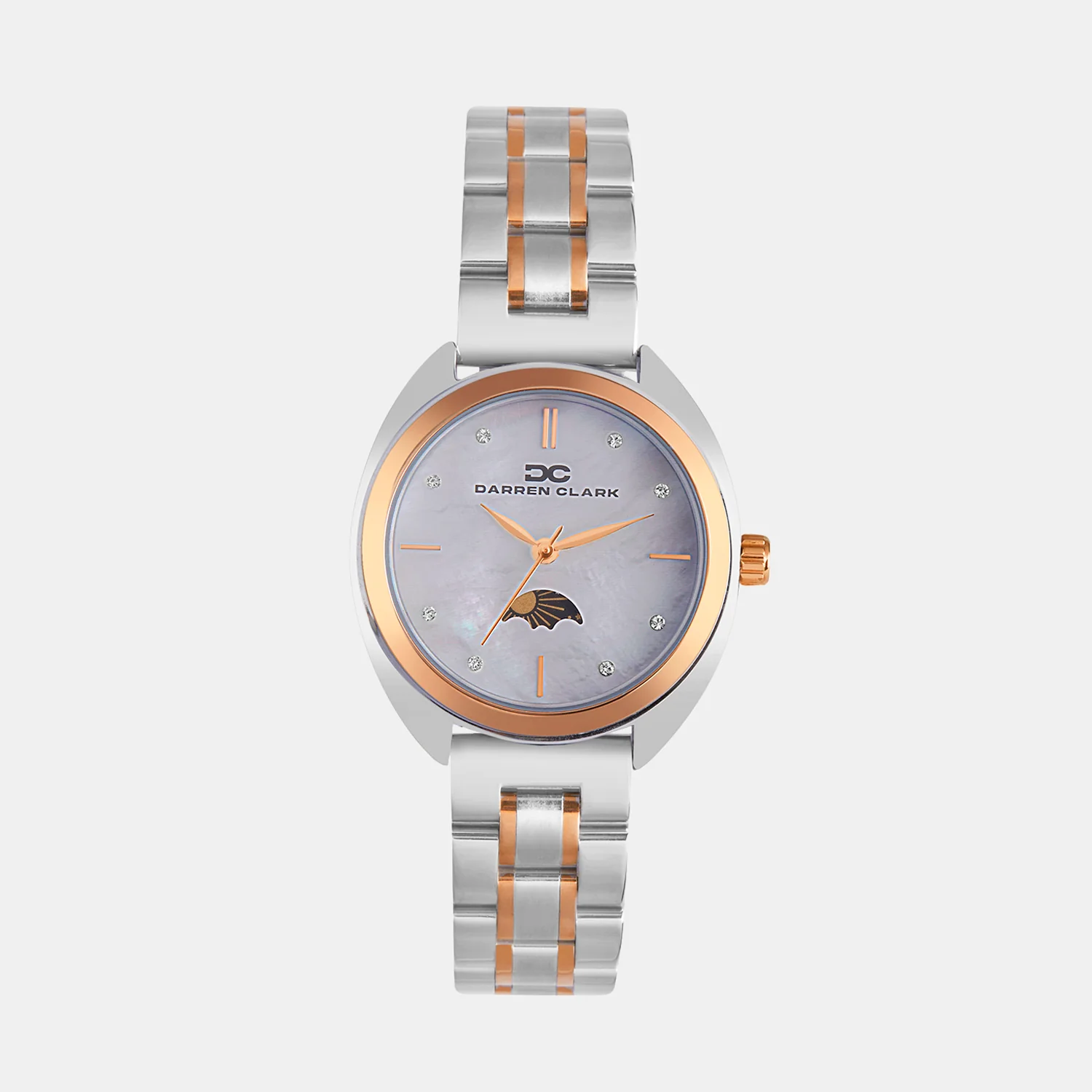 Women Quartz White Mother Of Pearl Dial Analog Metal Watch 2011E-M0101 - Image 2