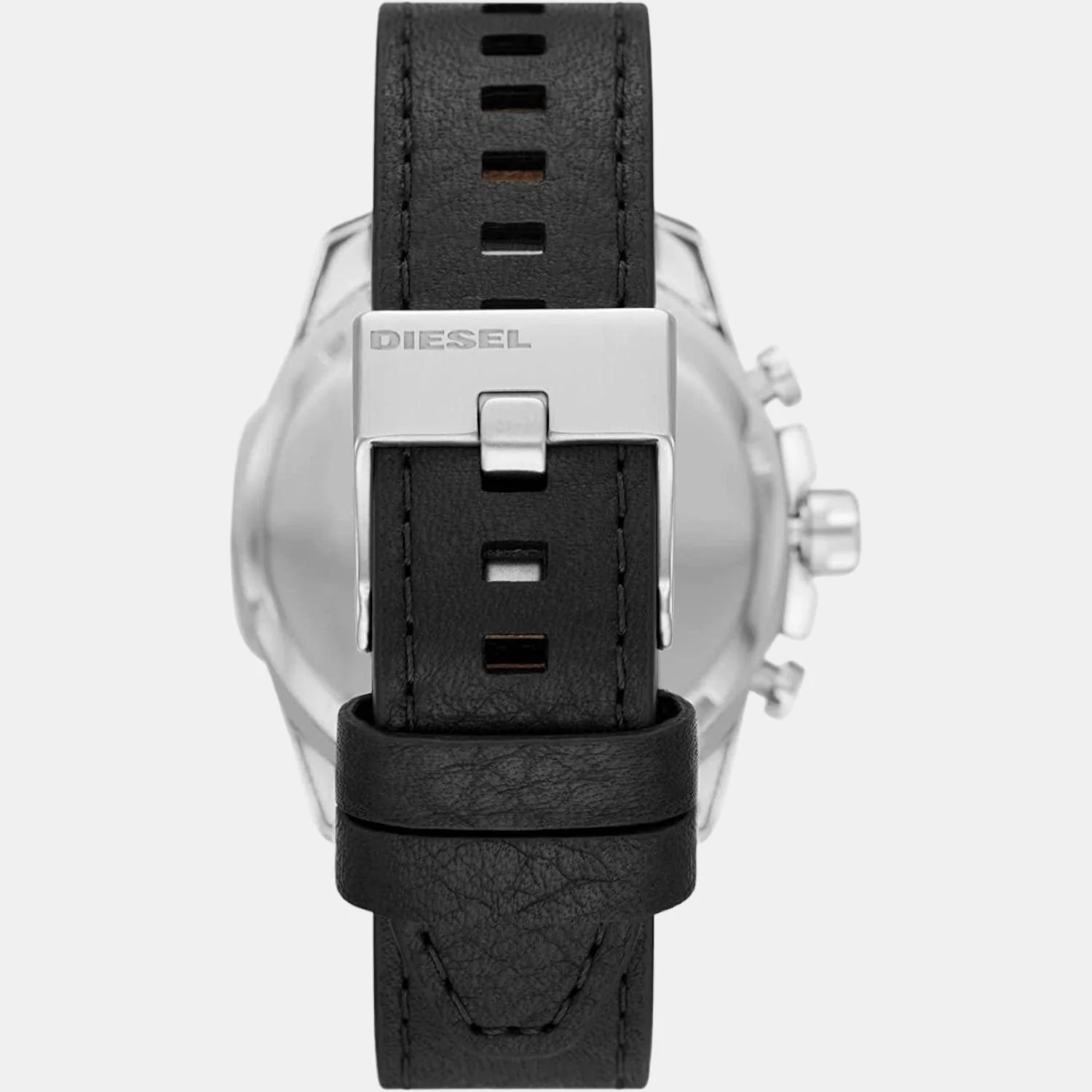 Baby Chief Men Quartz Black Dial Chronograph Leather Watch DZ4592 - Image 3