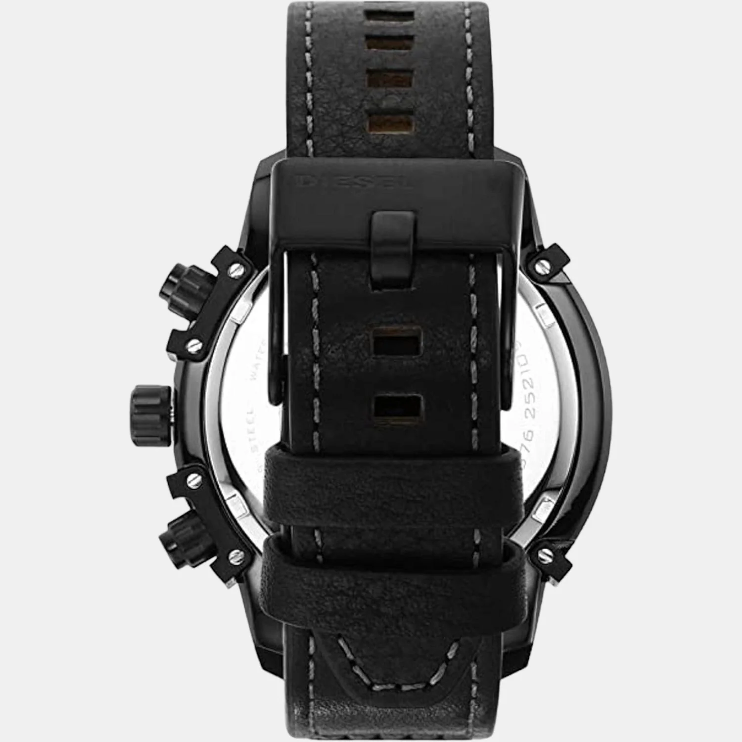 Griffed Men Quartz Black Dial Chronograph Leather Watch DZ4576 - Image 3