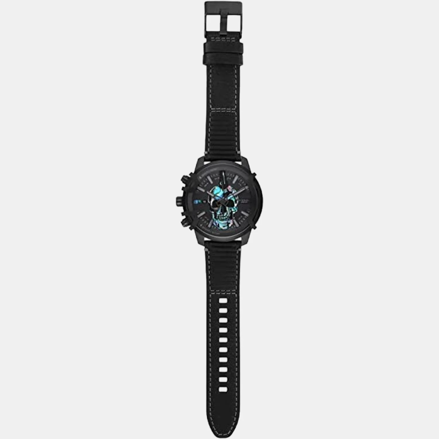 Griffed Men Quartz Black Dial Chronograph Leather Watch DZ4576 - Image 4