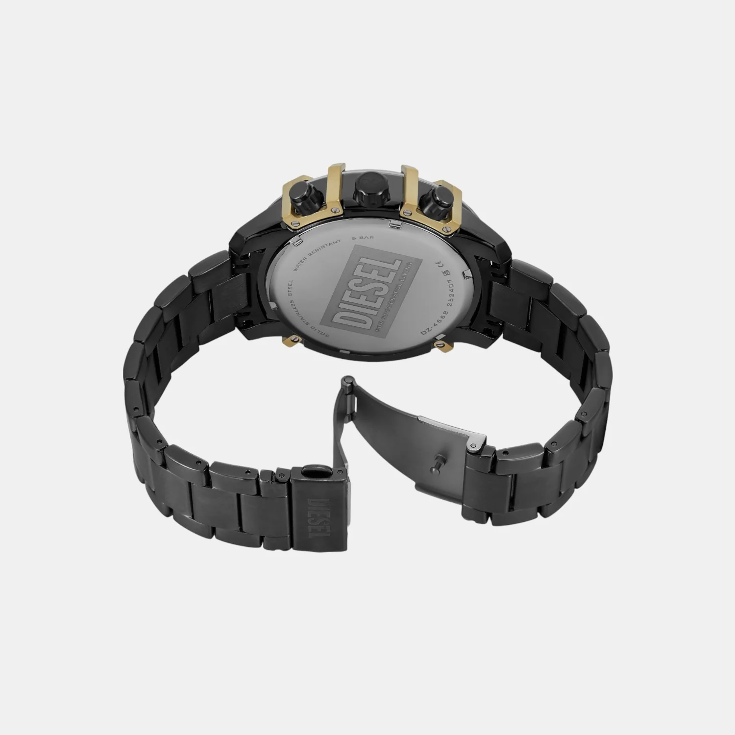 Griffed Men Quartz Grey Dial Chronograph Stainless Steel Watch DZ4668 - Image 6