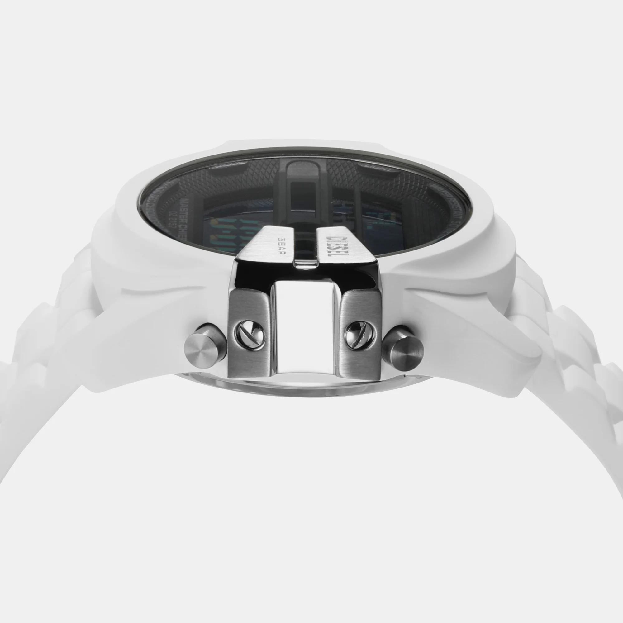 Master Chief Men LCD White Dial Digital Silicone Watch DZ2157 - Image 4