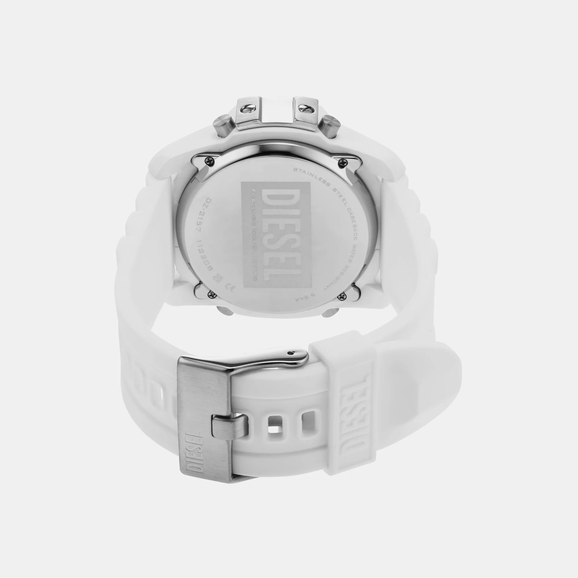 Master Chief Men LCD White Dial Digital Silicone Watch DZ2157 - Image 5
