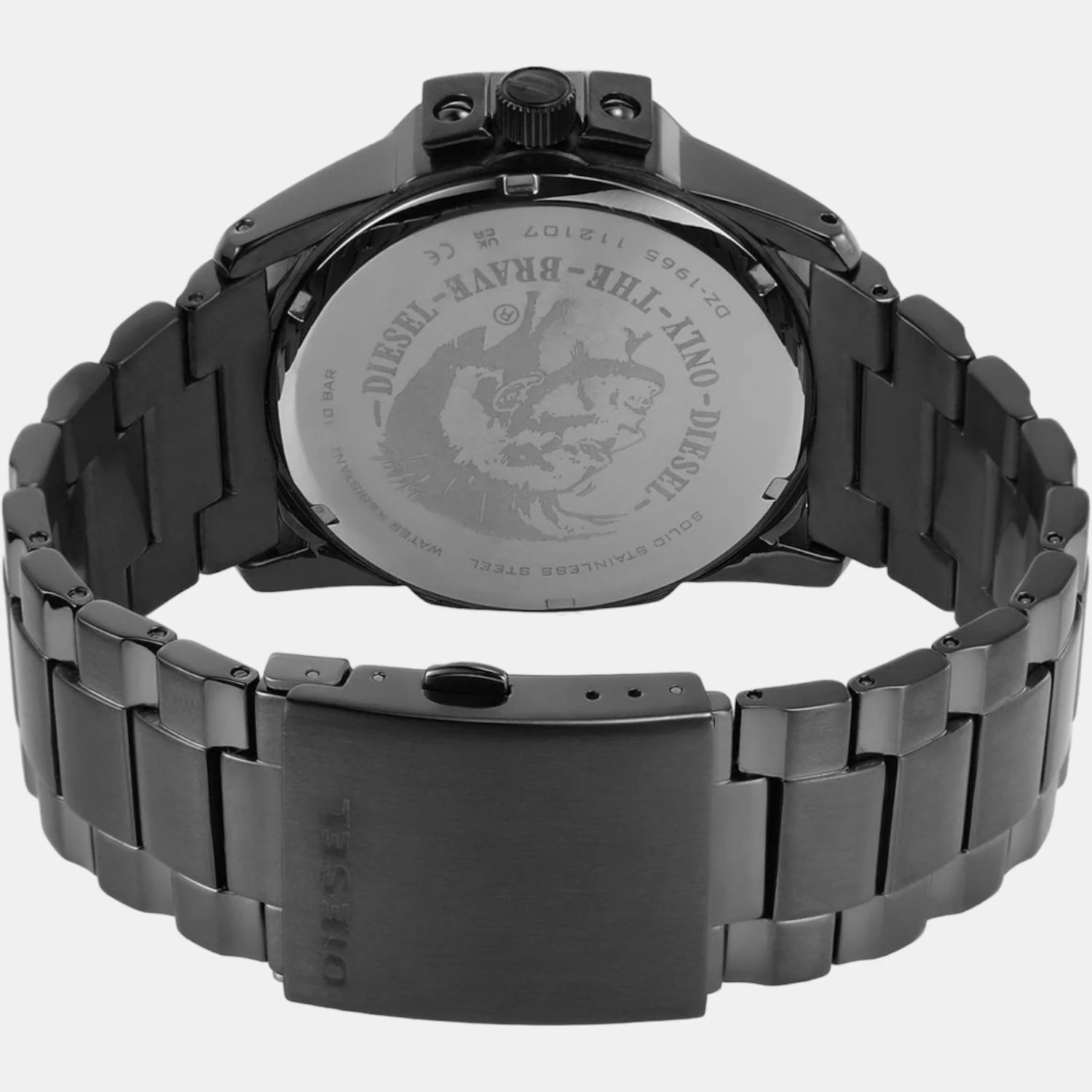 Master Chief Men Quartz Brown Dial Analog Stainless Steel Watch DZ1965 - Image 3