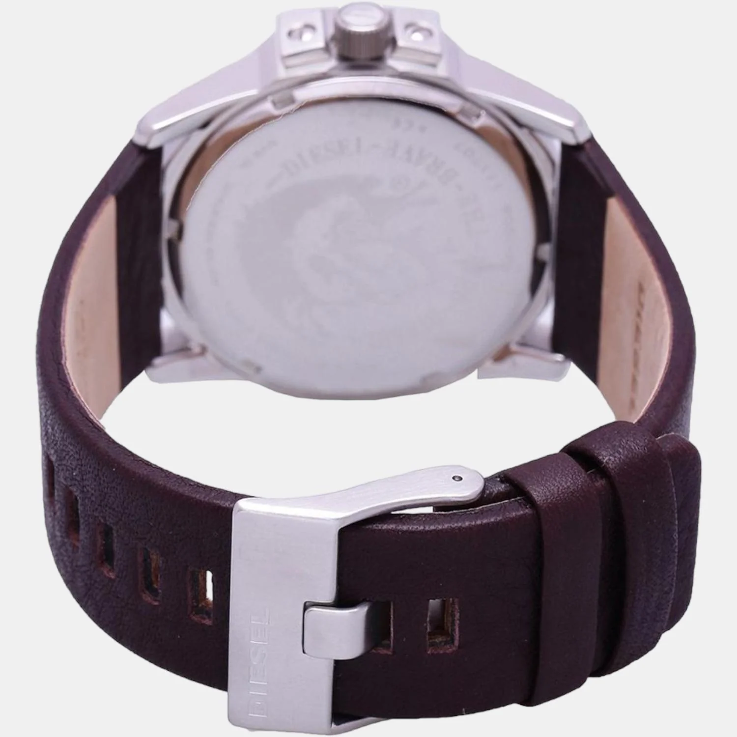 Mega Chief Men Quartz Black Dial Analog Leather Watch DZ1206 - Image 2