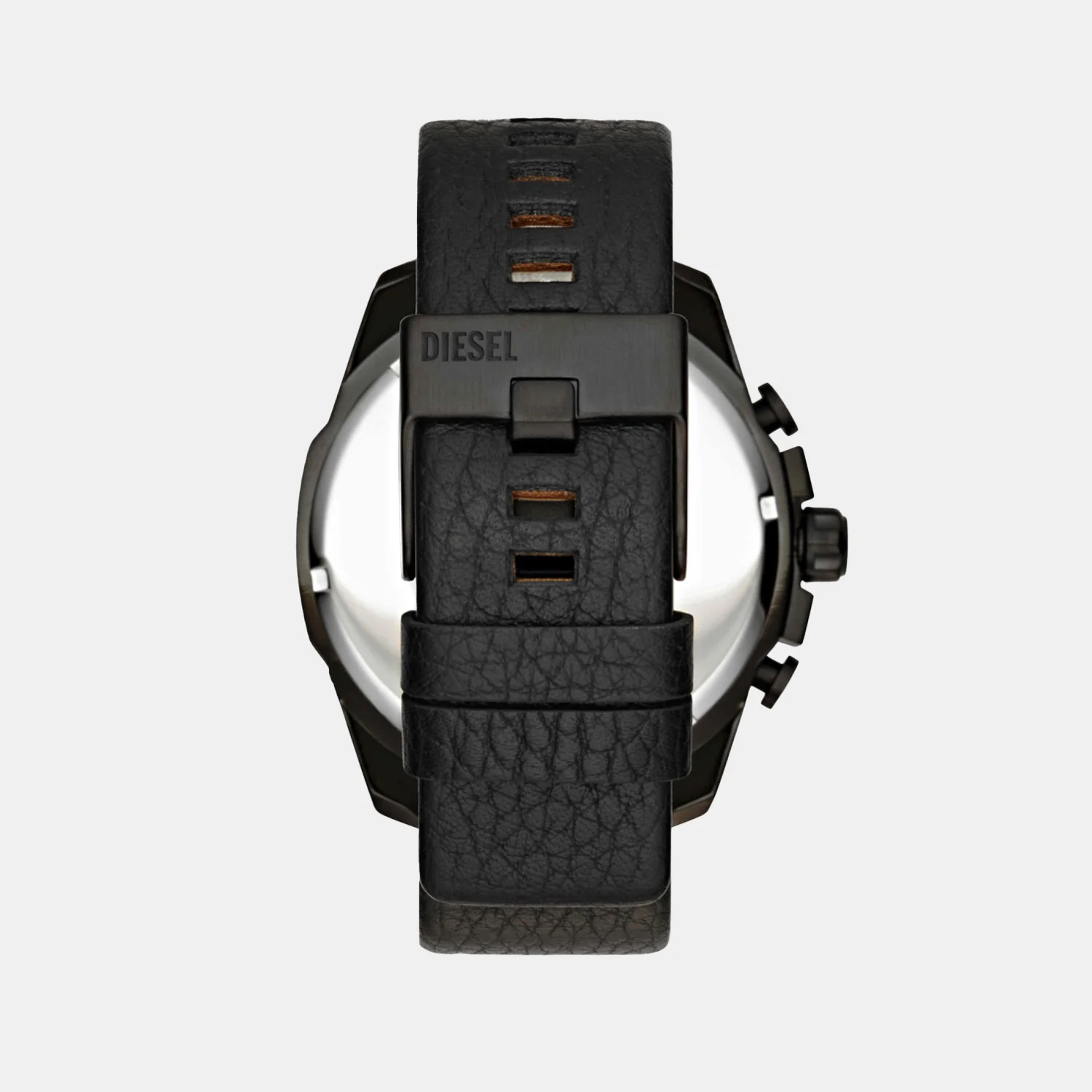 Mega Chief Men Quartz Black Dial Chronograph Leather Watch DZ4323 - Image 2